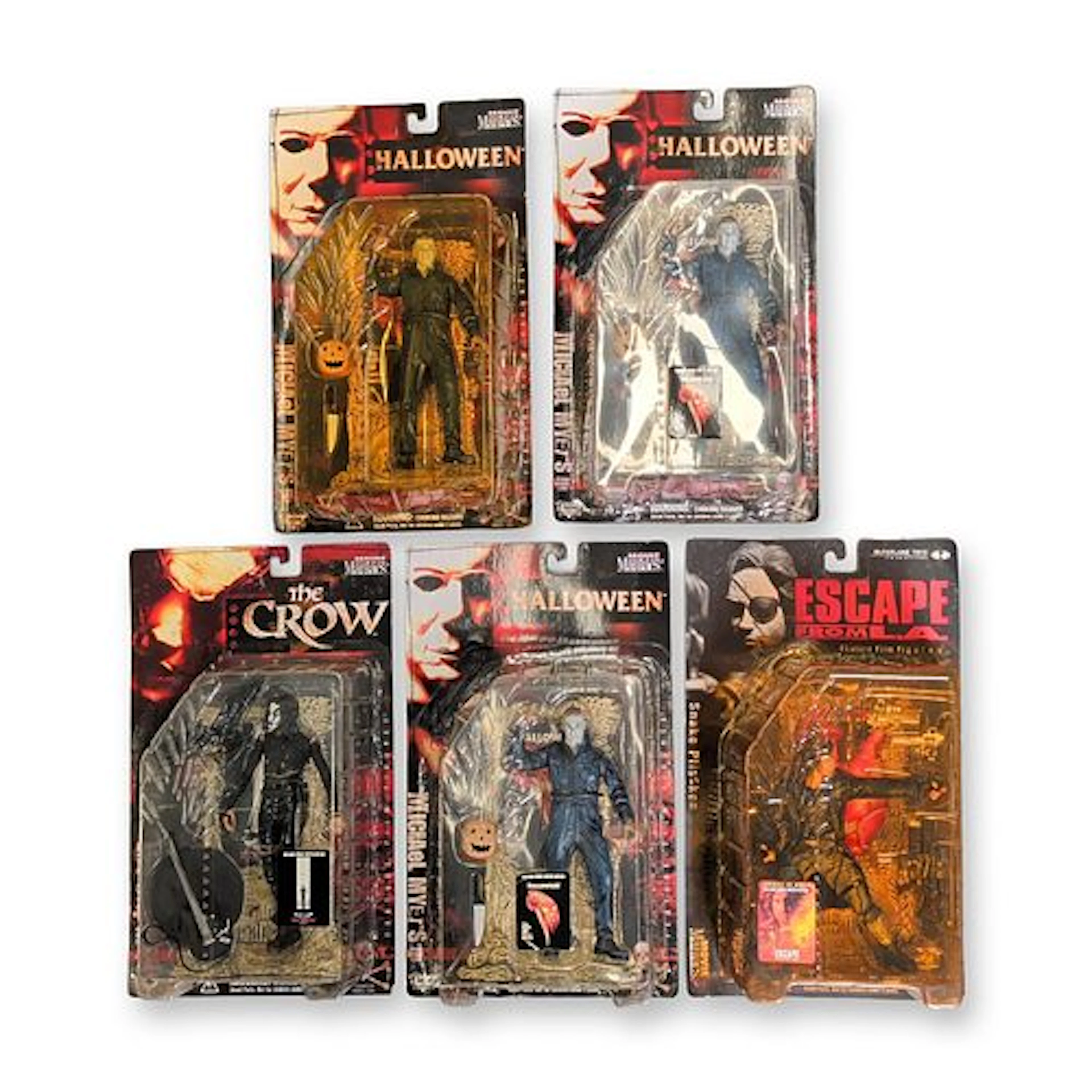 5pc McFarlane Toys Movie Maniacs Action Figure Collection