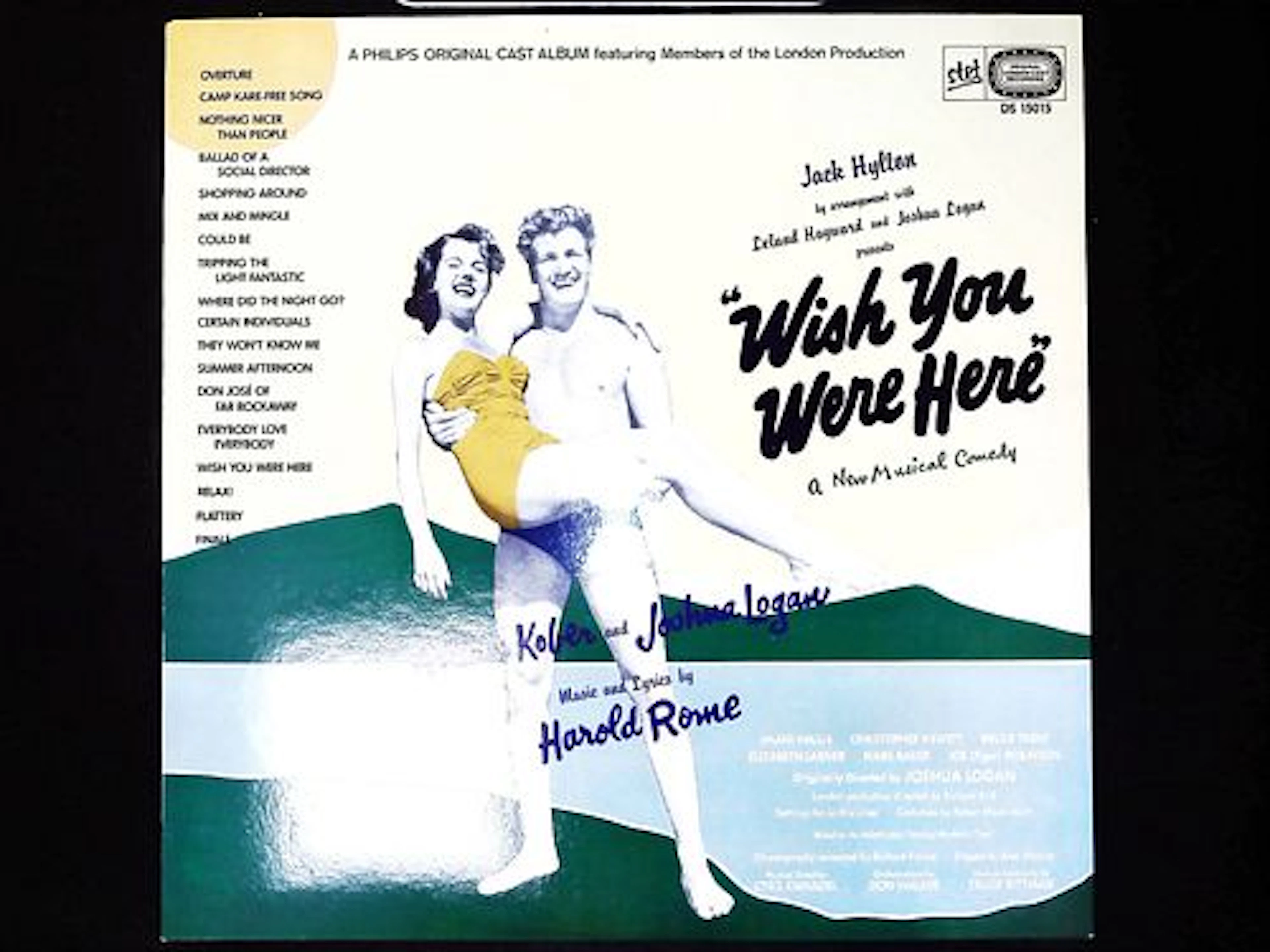 Wish You Were Here Original London Cast Recording Harold Rome Stet