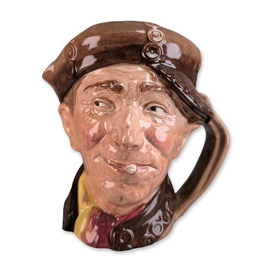 Royal Doulton Large Character Jug, Pearly Boy - Brown Hat and Brown Buttons