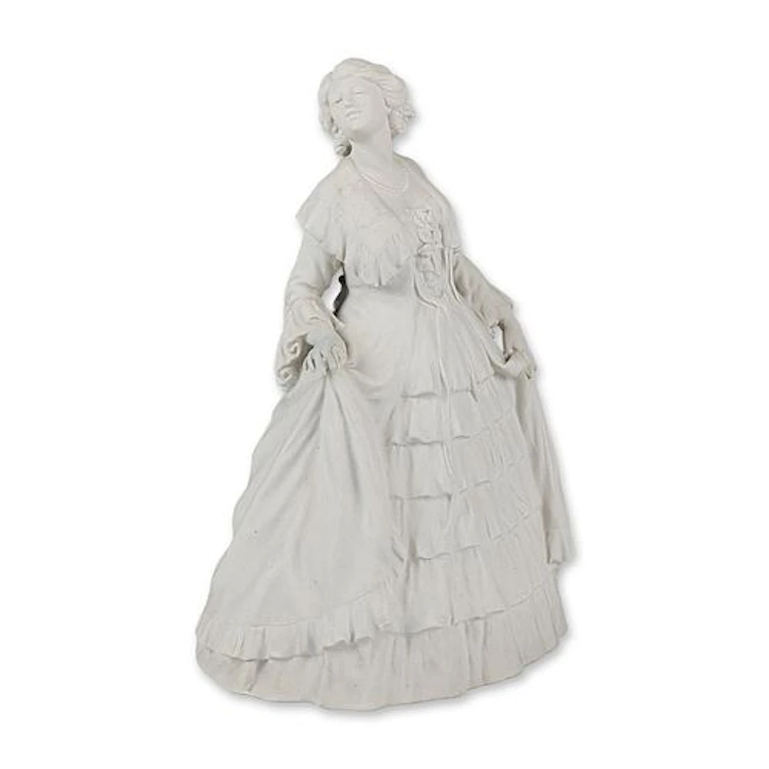 Doulton Lambeth by John Broad Matte Stoneware Figurine, Doris Keane