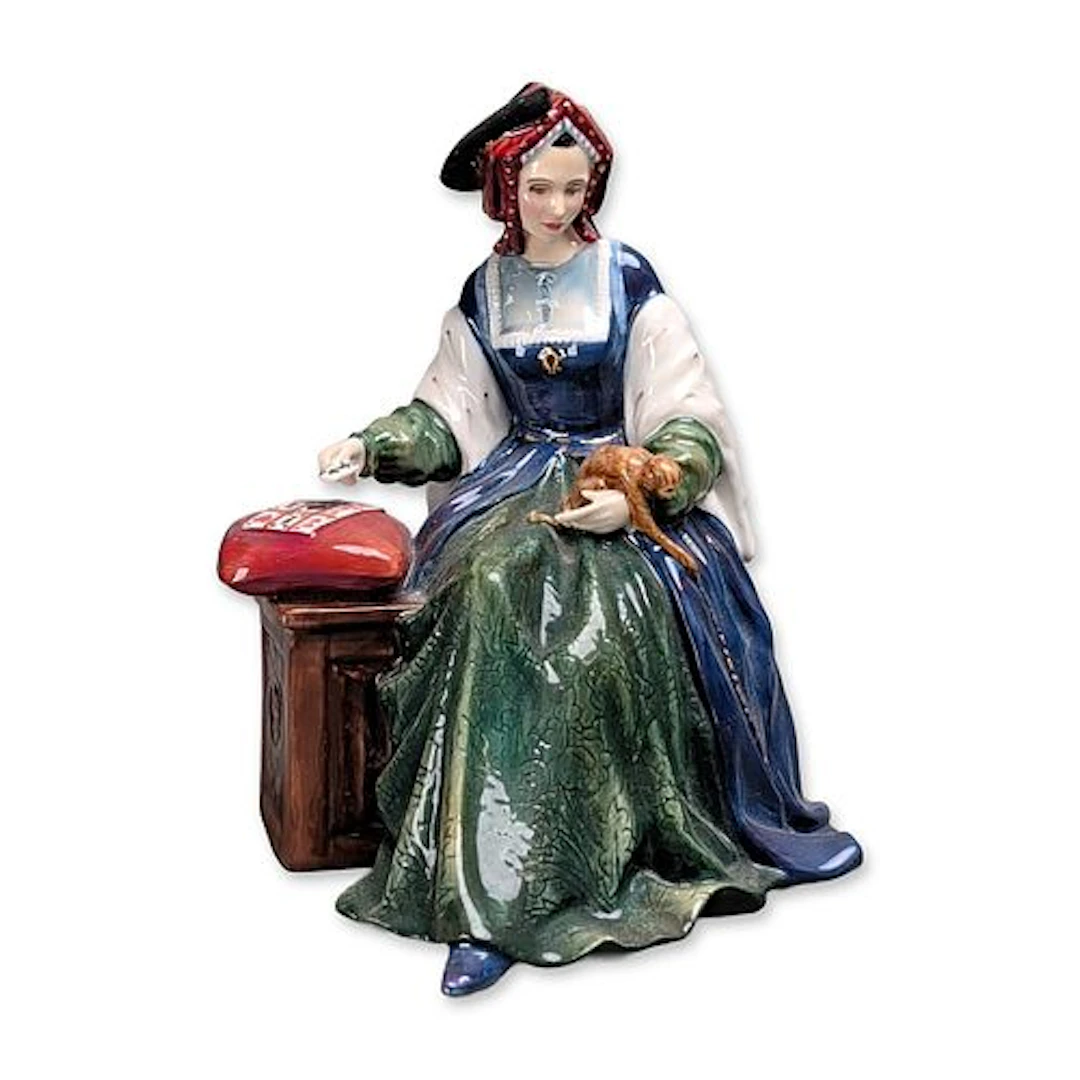 Royal Doulton Six Wives of Henry VIII Porcelain Figurine, Catherine