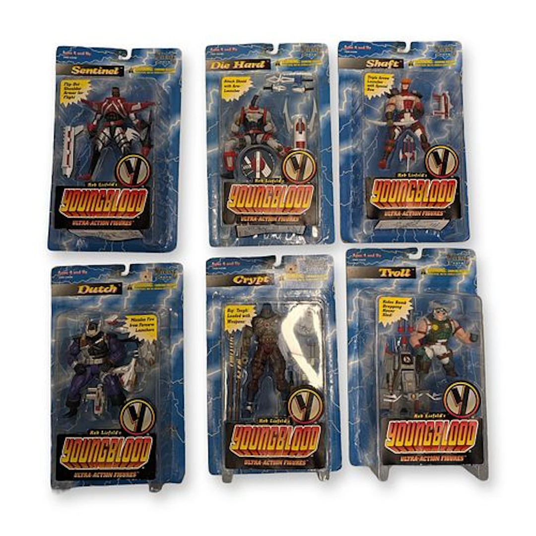 McFarlane Toys Youngblood Series 1 Ultra-Action Figures Set
