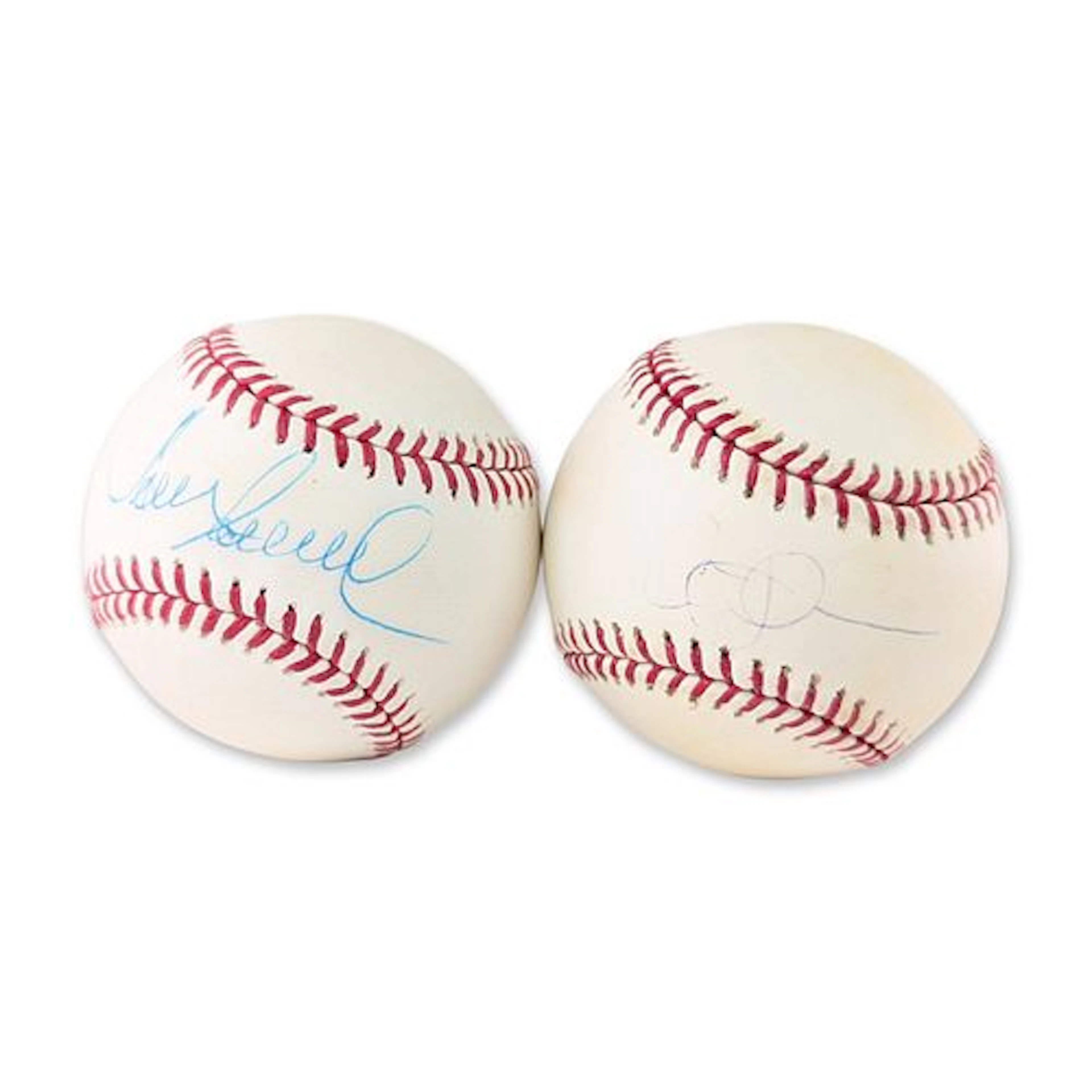 Two Joe Borowski and Bret Boone Signed Official Major League Baseballs