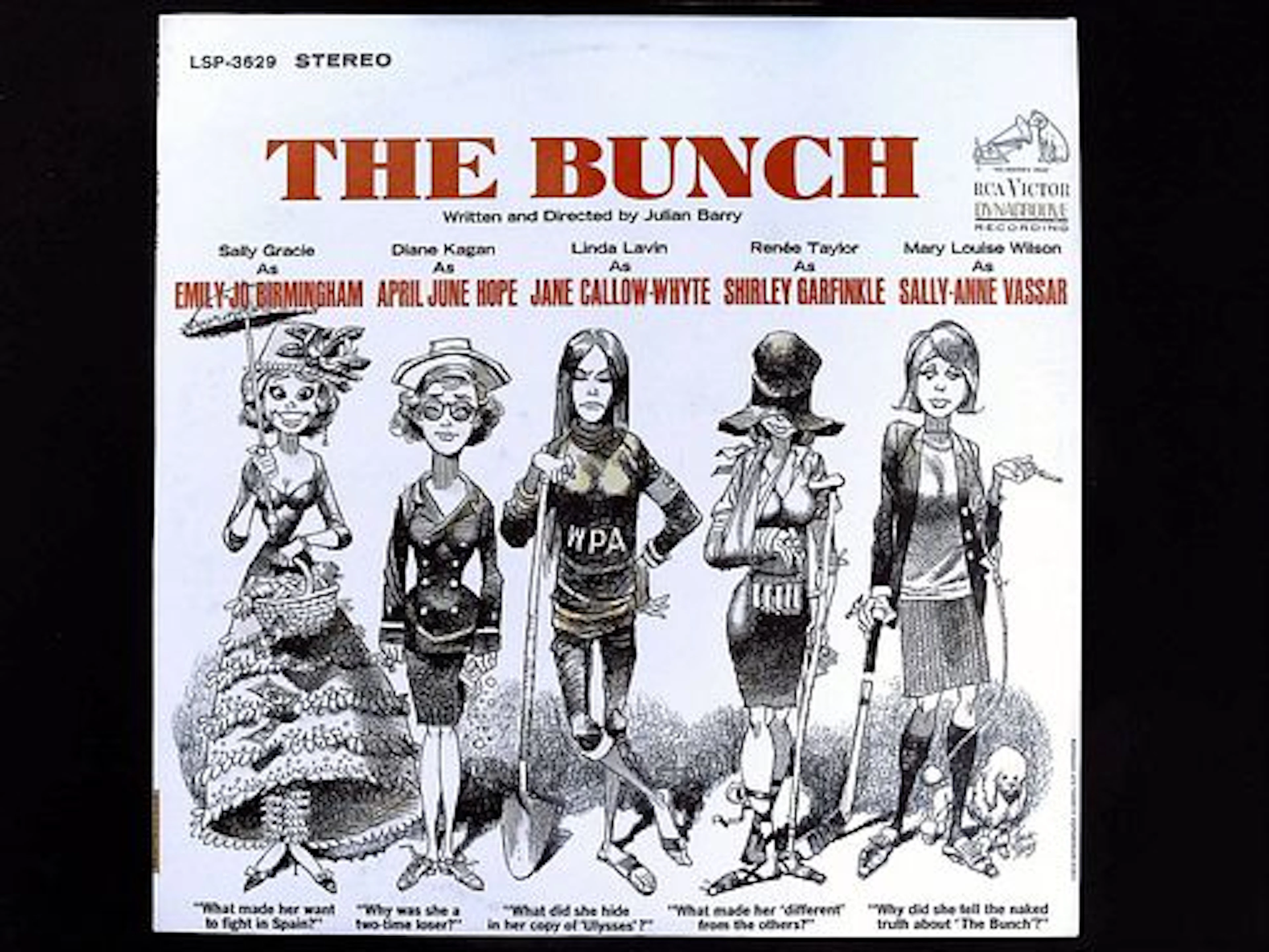 Vintage RCA Victor Stereo LPs: The Bunch (1966) featuring Linda Lavin