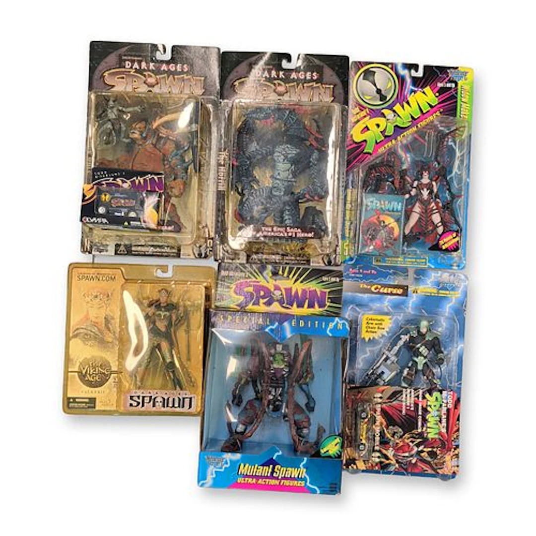 9pc McFarlane Toys Spawn Action Figurines