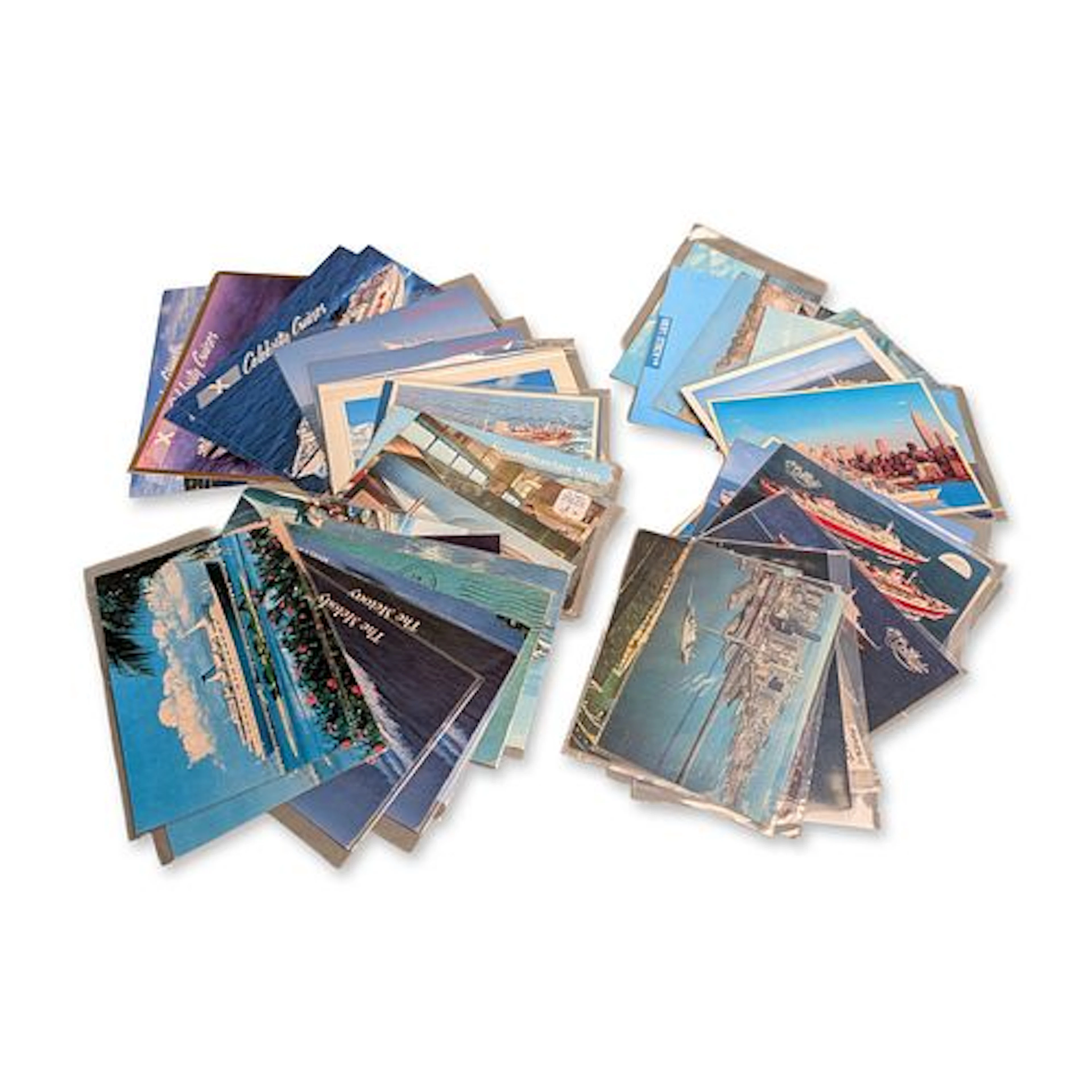 50pc Collection of Maritime and Cruise Ship Postcards