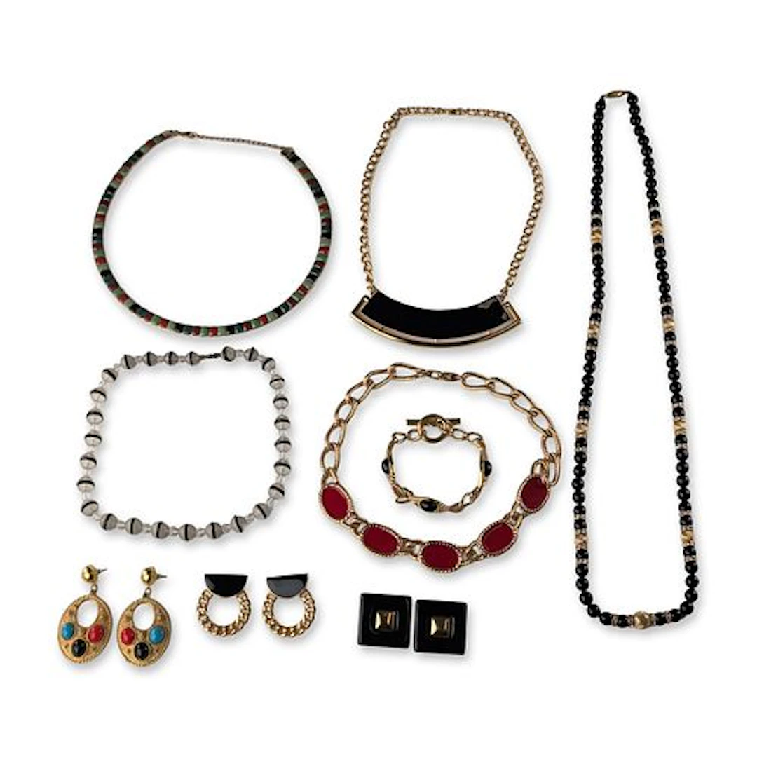 10pc Monet, Liz Claiborne, Napier and Other Bracelet, Necklaces, and Earrings
