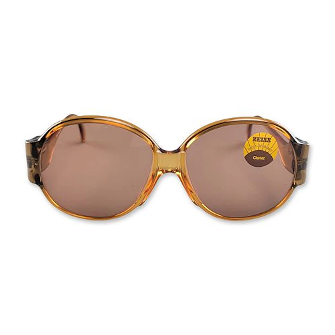 Marwitz West German Amber Acetate Sunglasses with Zeiss Clarlet Lenses
