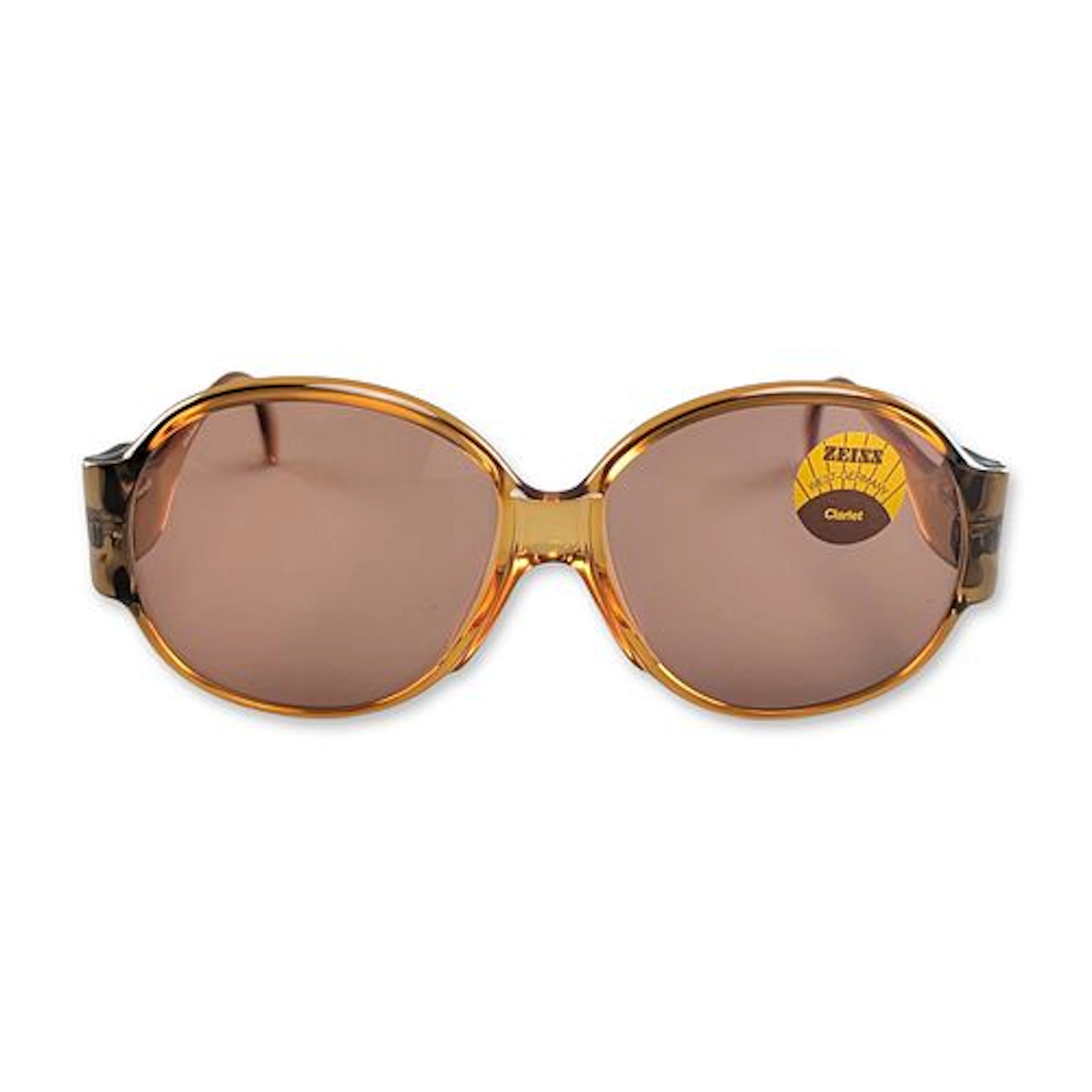 Marwitz West German Amber Acetate Sunglasses with Zeiss Clarlet Lenses