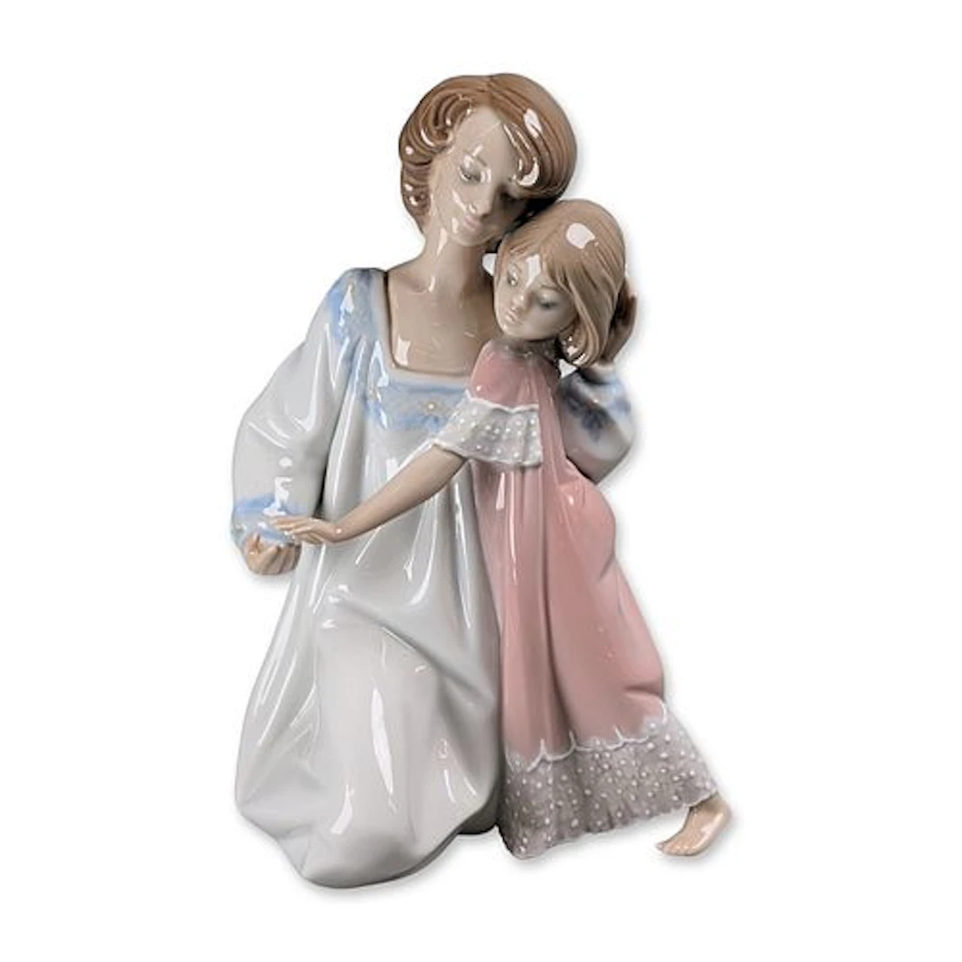 Lladro Mother and Daughter Porcelain Figurine 5449