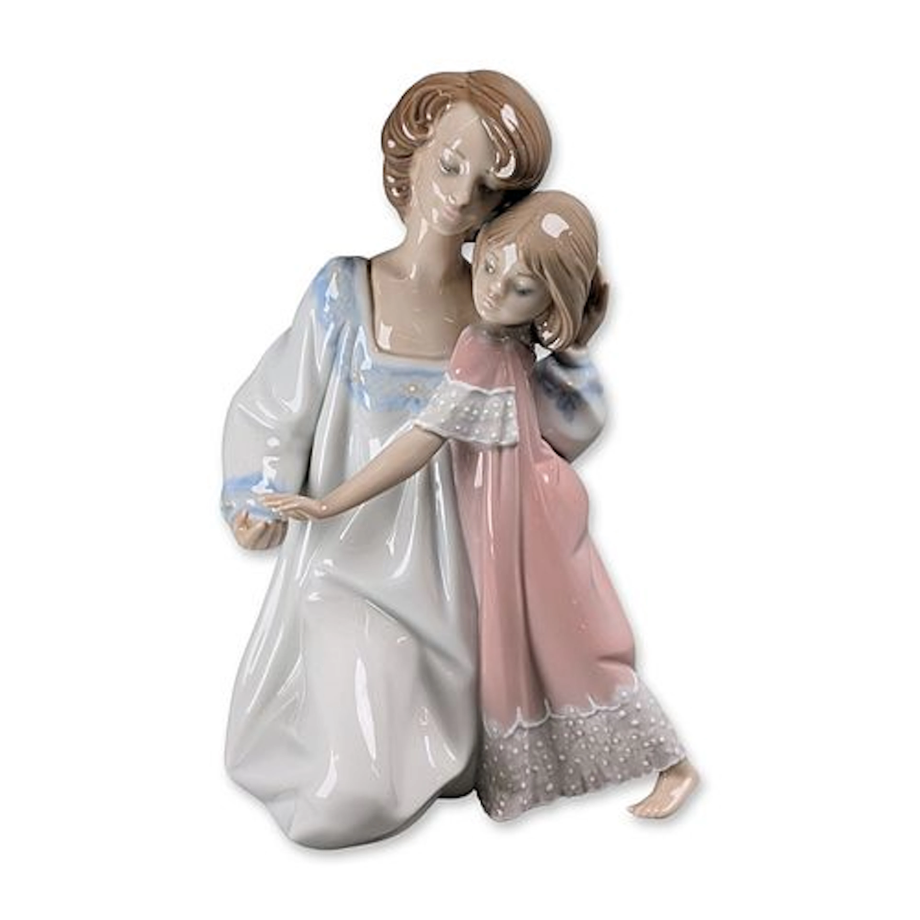 Lladro Mother and Daughter Porcelain Figurine 5449