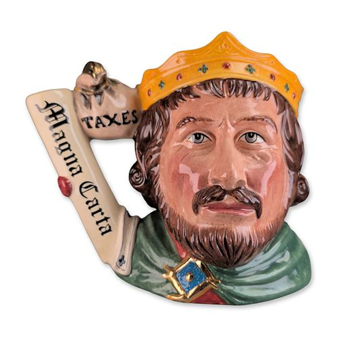 Royal Doulton Large Character Jug, King John D7125