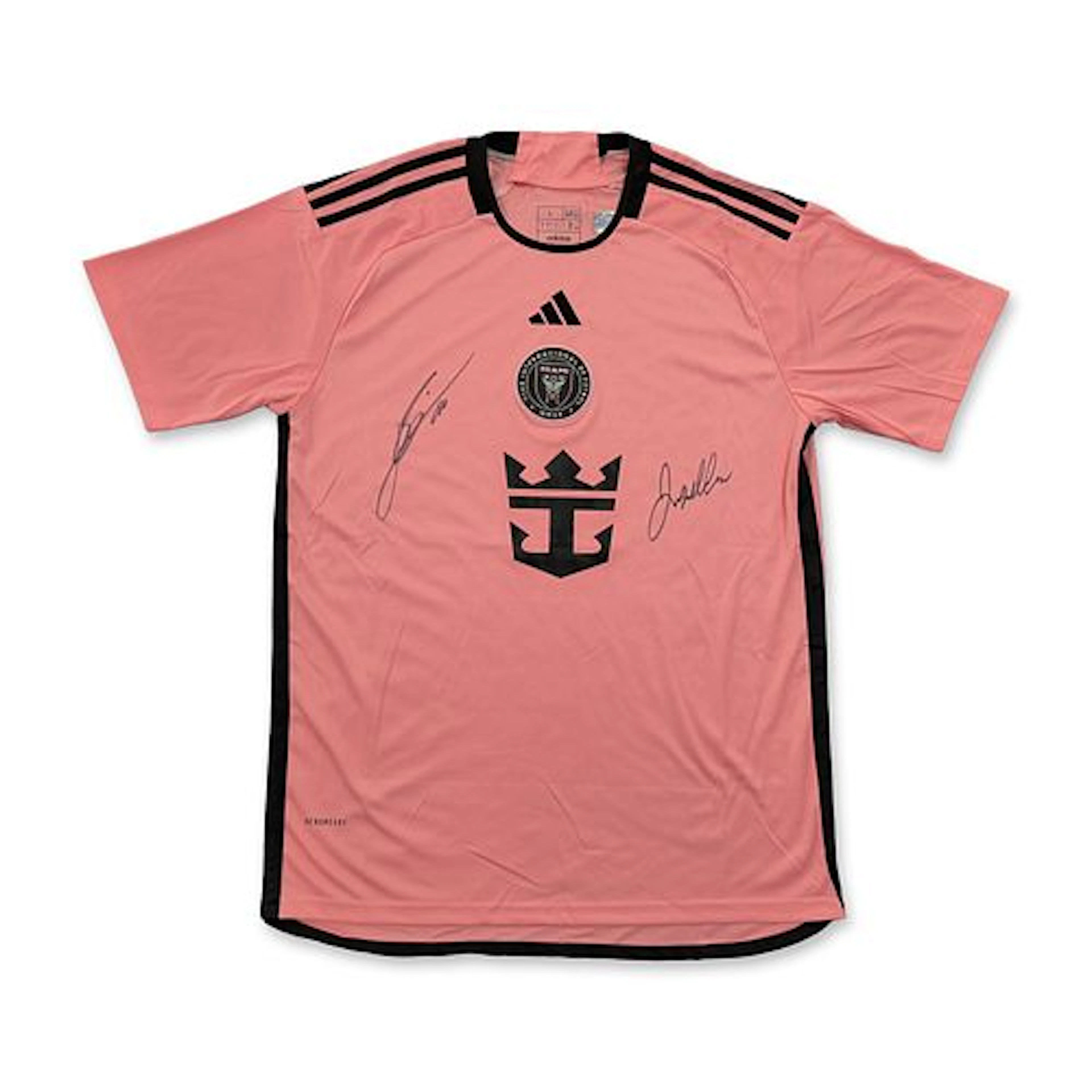 Lionel Messi and David Beckham Signed Inter Miami CF Jersey with COA