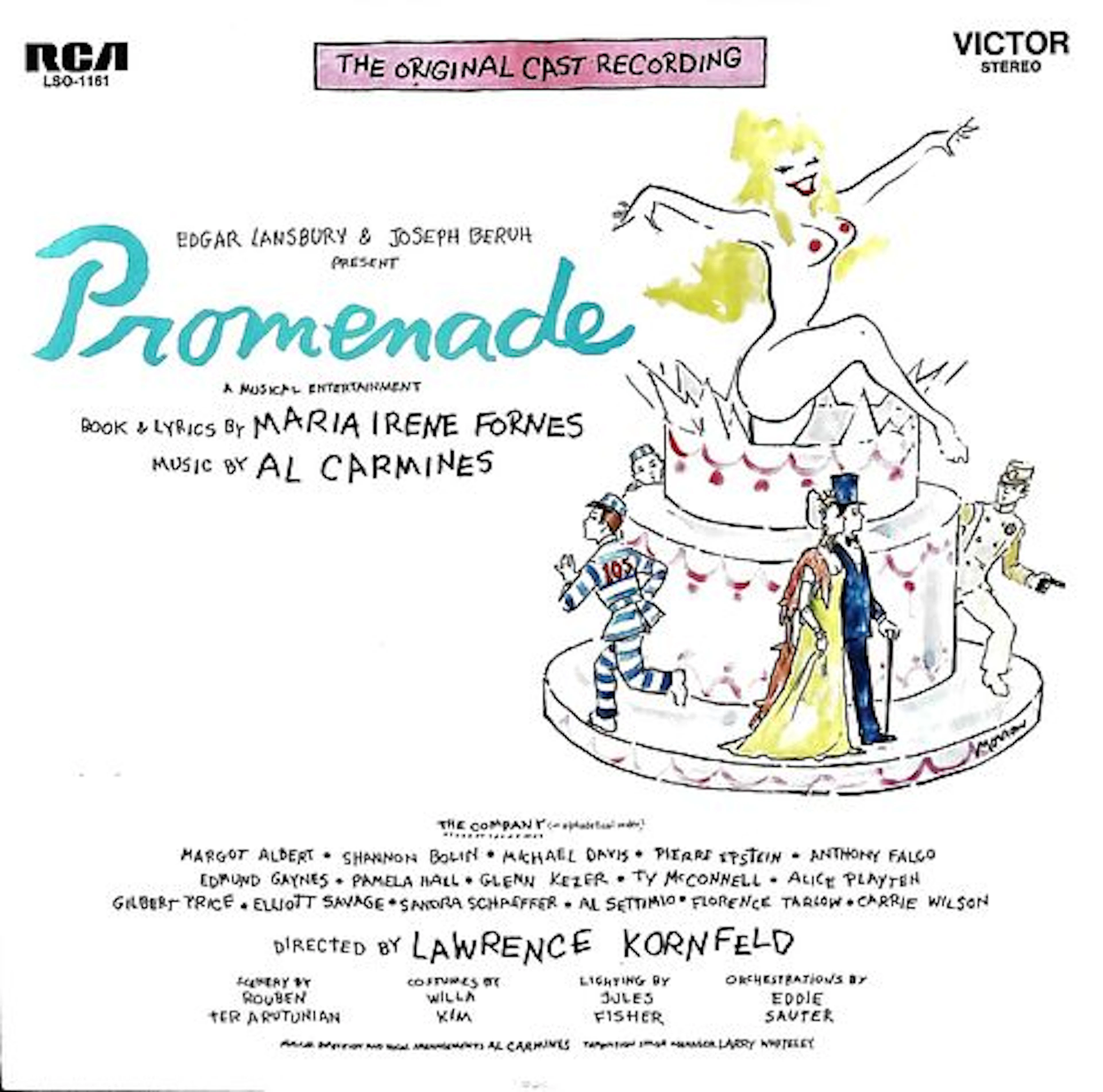 RCA Victor Promenade Original Cast Recording Vinyl LP