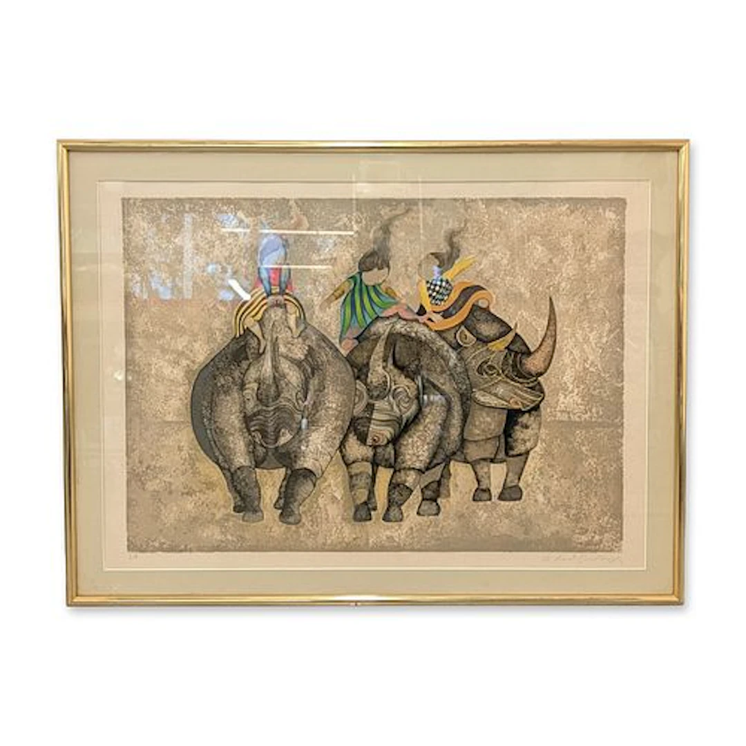 Graciela Rodo Boulanger (Bolivian, b. 1935) Artist Proof Lithograph