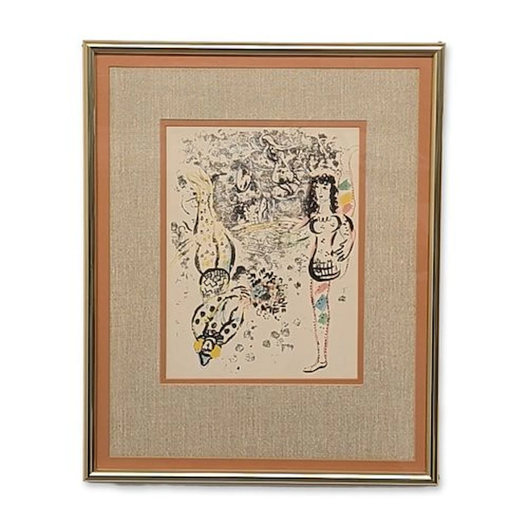 Marc Chagall (Russian/French, 1887-1985) Mourlot Freres Lithograph