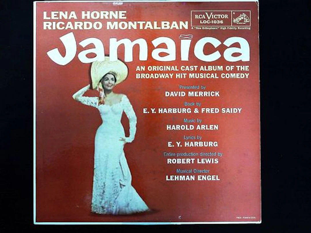 RCA Victor Lena Horne Ricardo Montalban Jamaica Original Cast LP Record Album