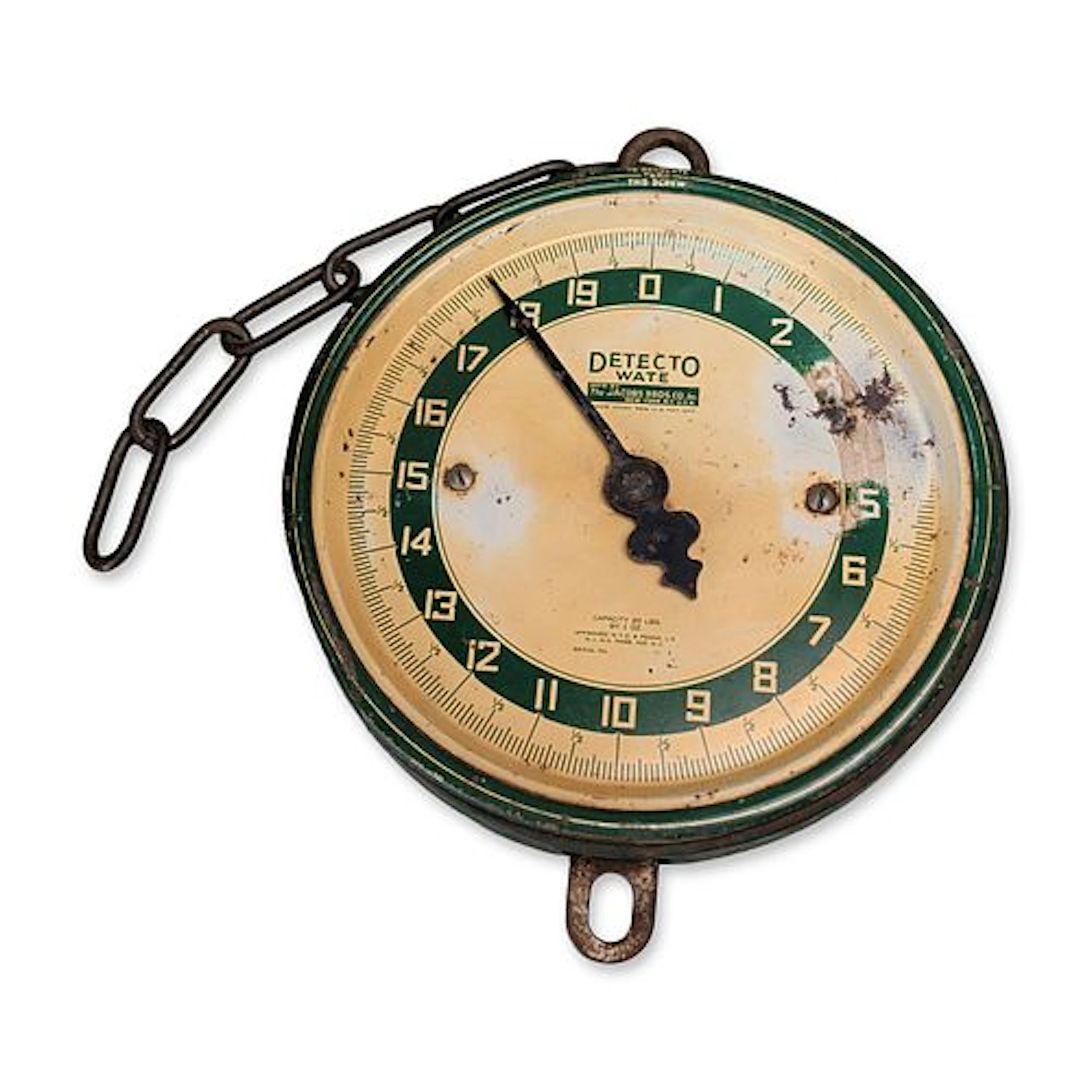 Detecto-Wate Painted Metal Hanging Scale
