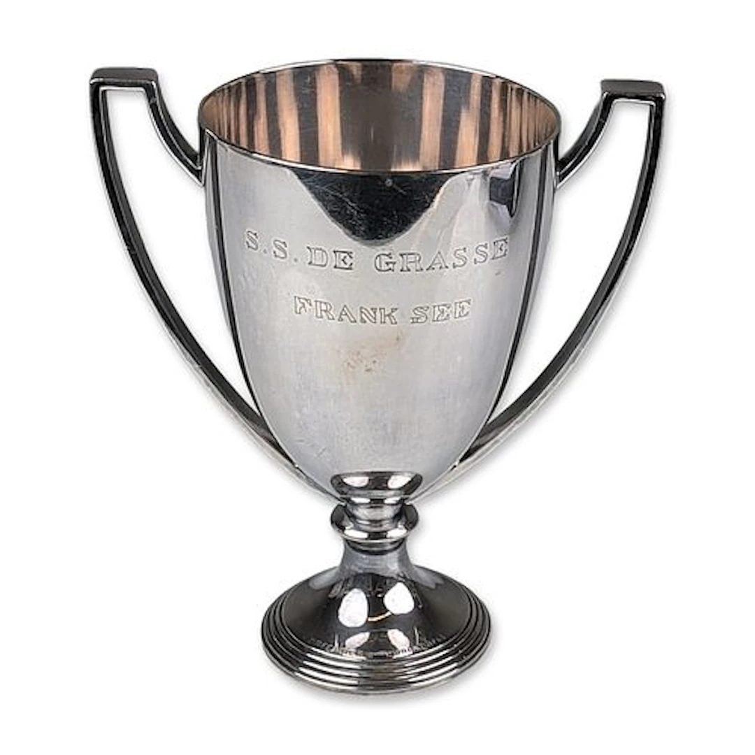 Christofle S.S. De Grasse Silver Trophy Cup, 1930s