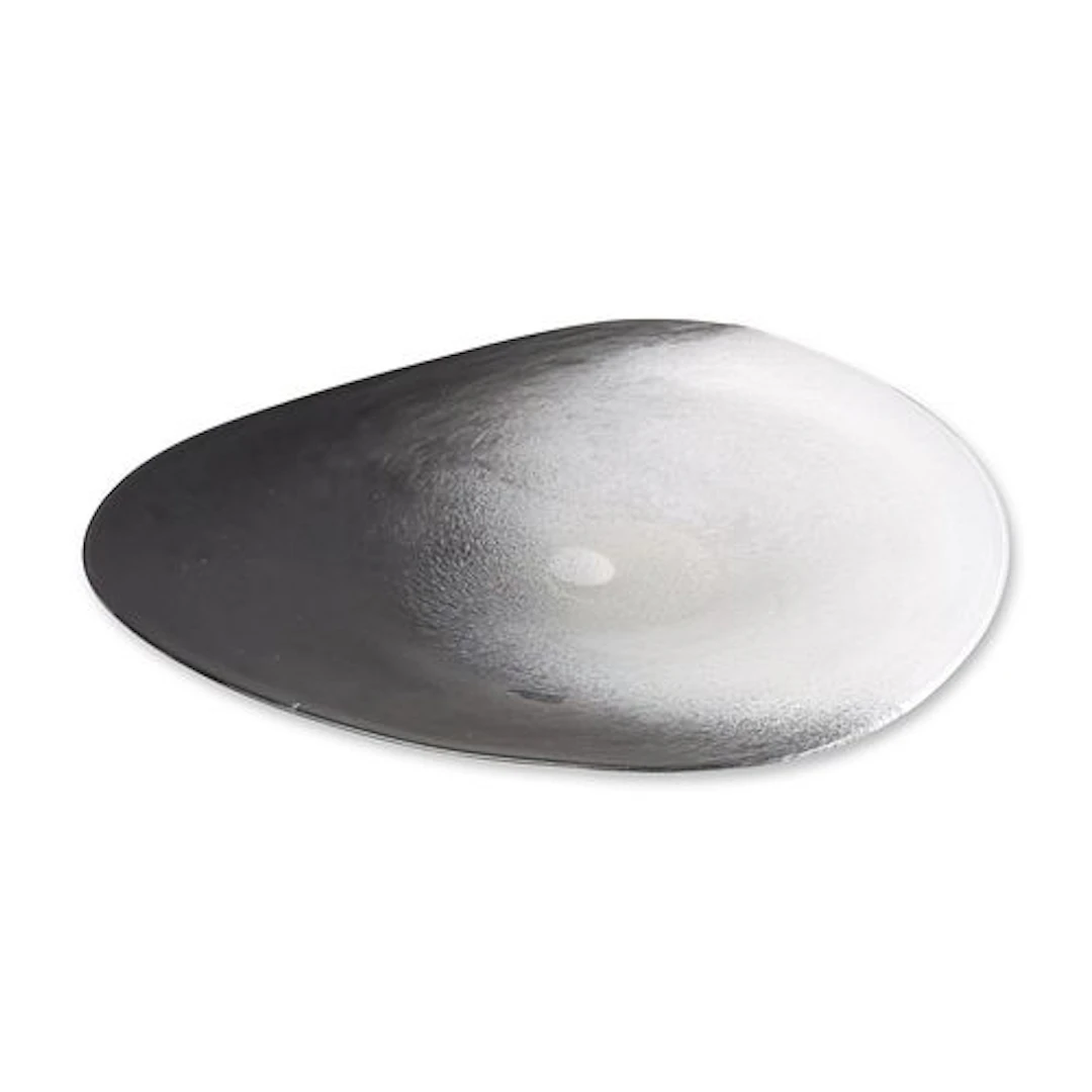 Natuzzi Accessories Ombre Glass Decorative Centerpiece Bowl