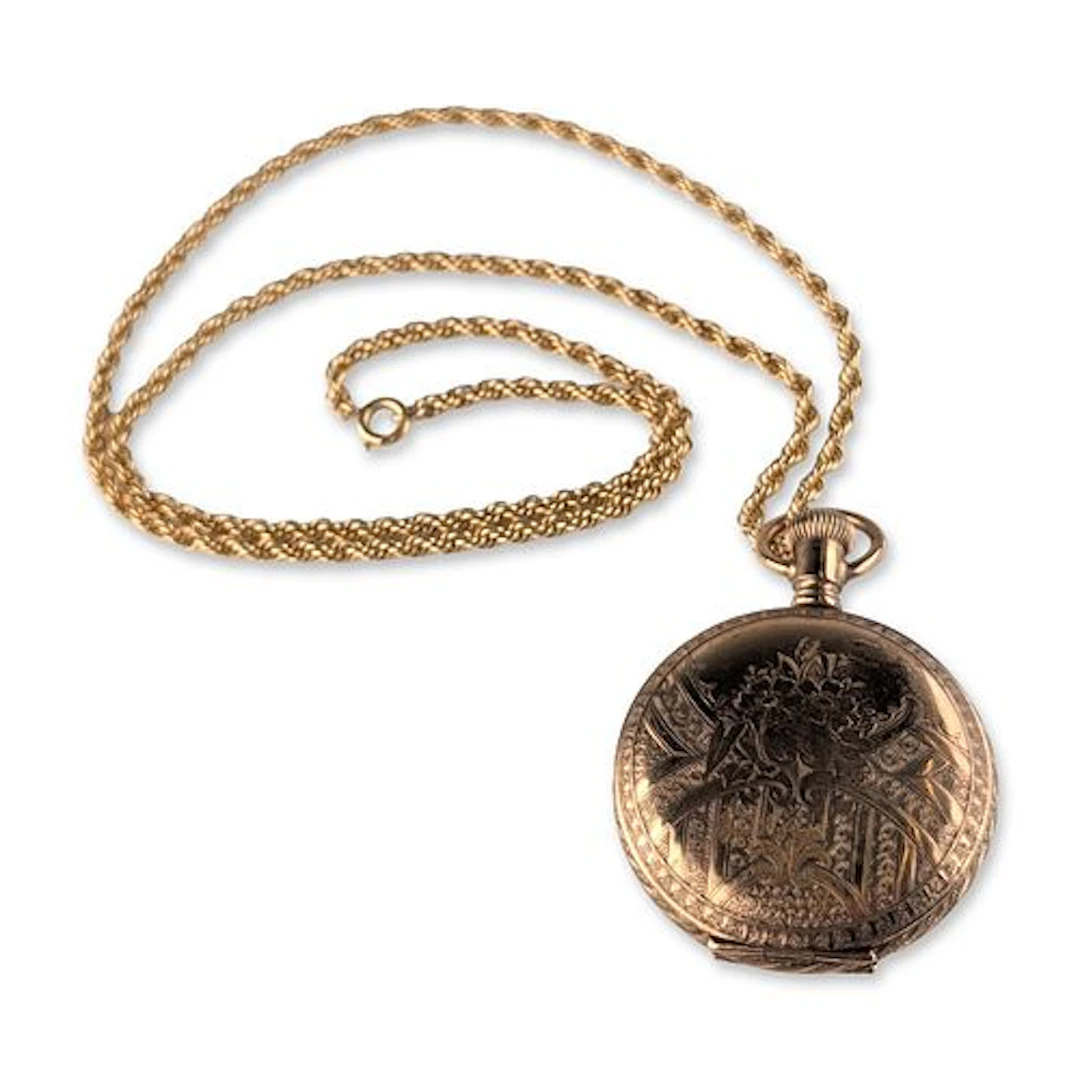 14K Gold-Filled New York Standard Watch Co. Hunting Case Pocket Watch