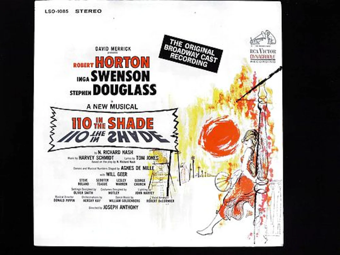 110 In The Shade Original Broadway Cast Recording Stereo LP LSO-1085