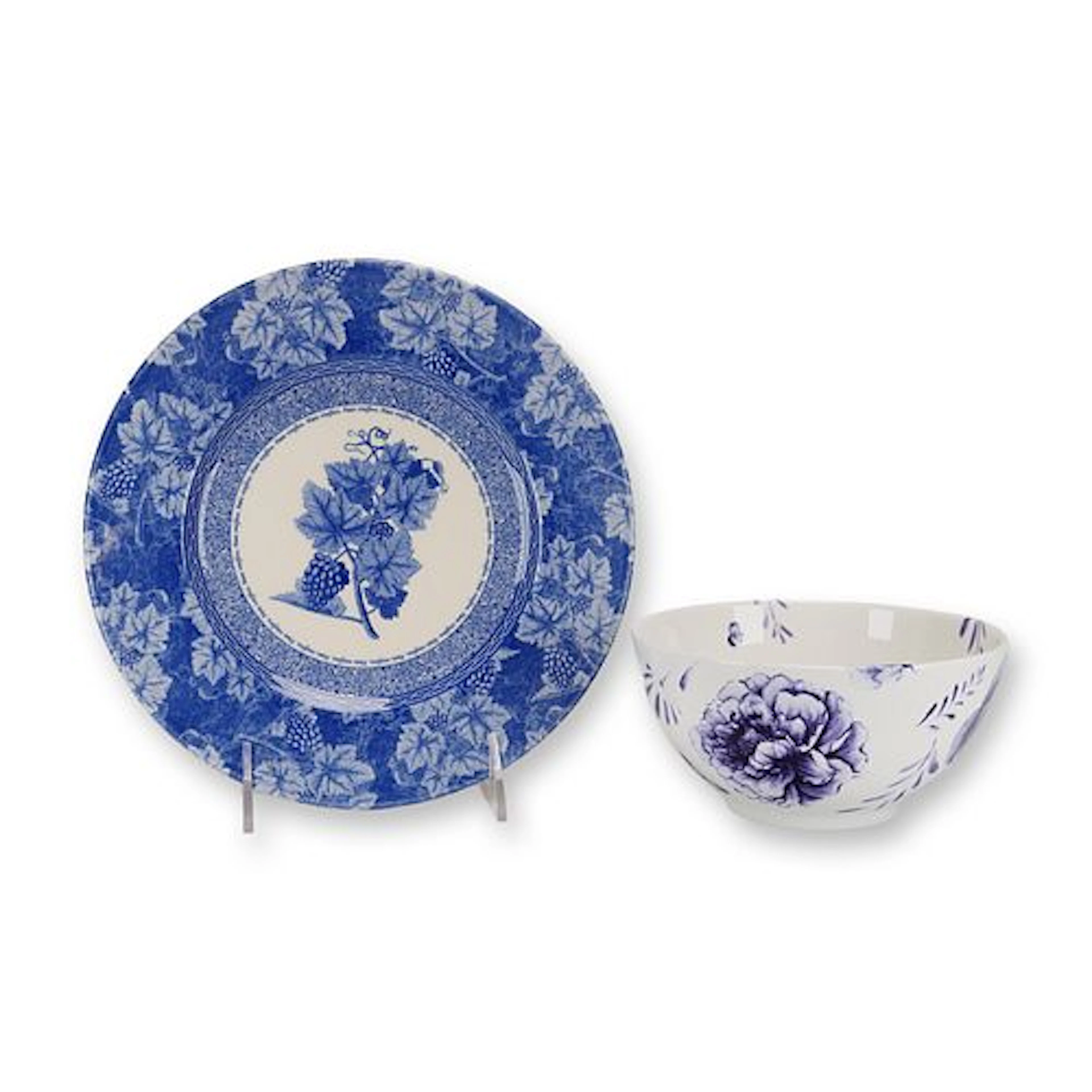 2pc Wedgwood Blue and White Ceramic Pieces