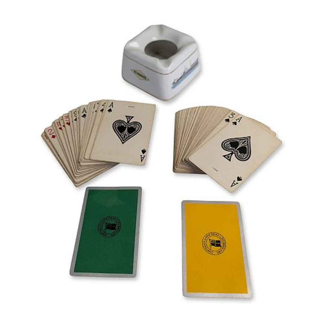 2pc Companhia de Navegacao Lloyd Brasileiro Playing Cards & Petrobras