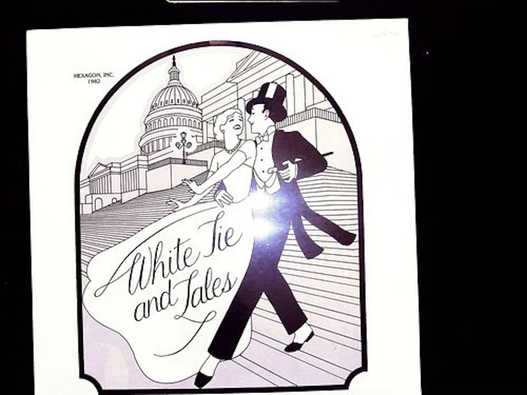 1982 Hexagon Inc. White Tie and Tales Musical Comedy Review Souvenir