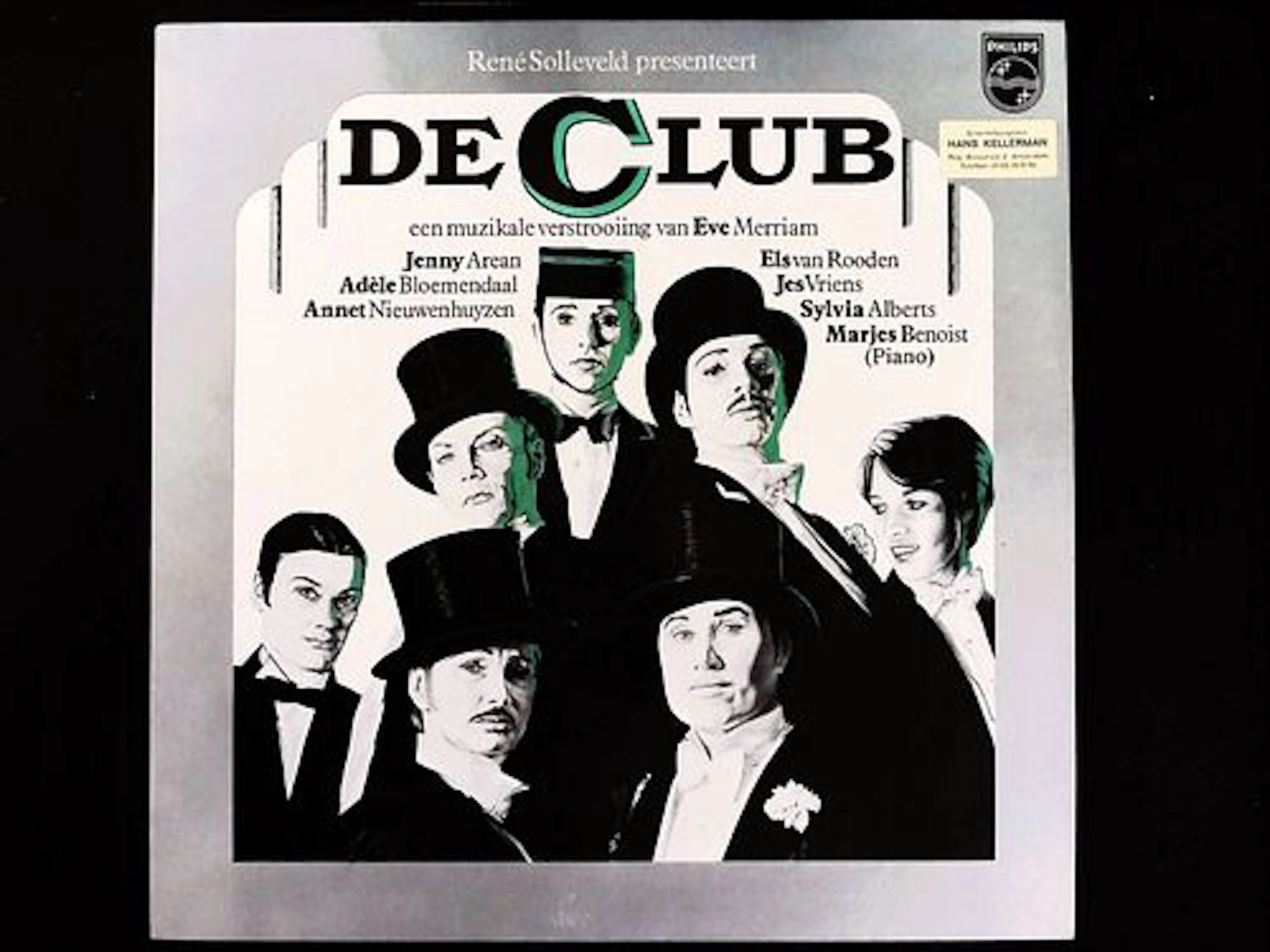 De Club Dutch Musical Theater Cast Recording Vinyl LP Philips 6423 137 1979