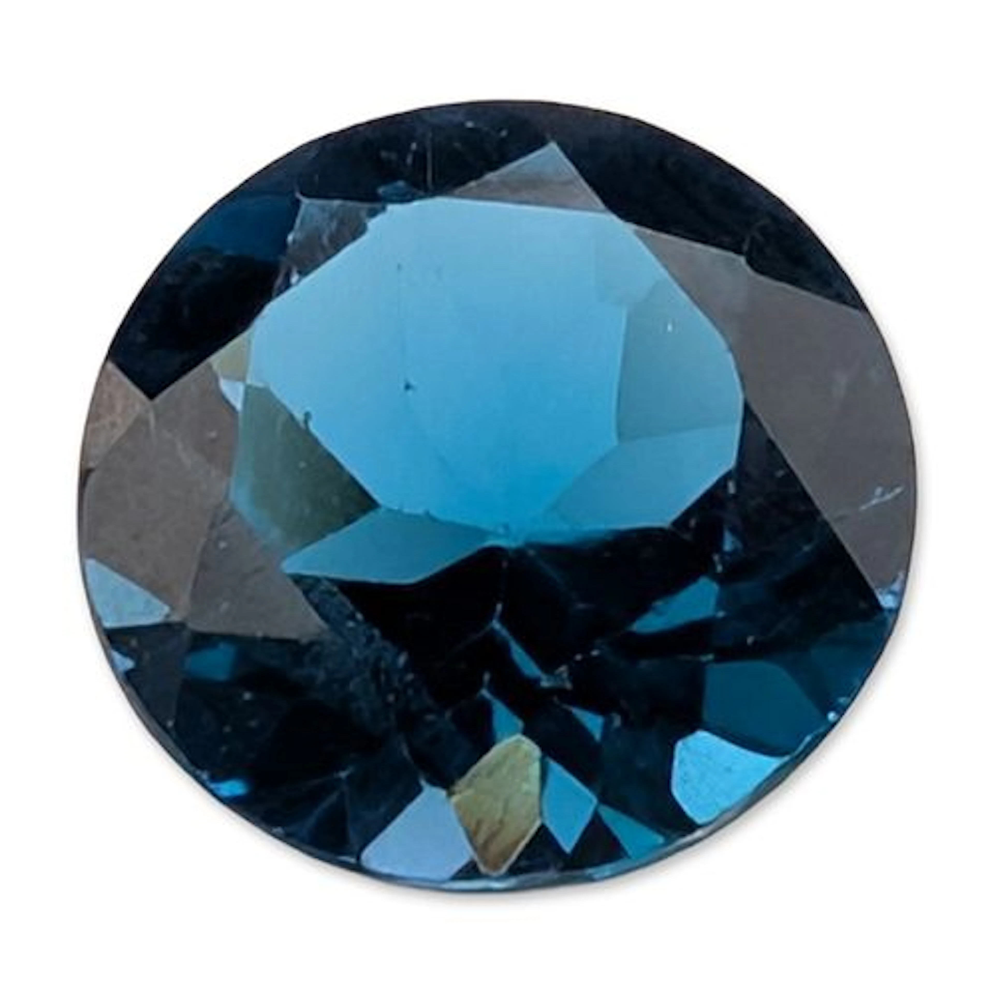 Round Brilliant London Blue Topaz
