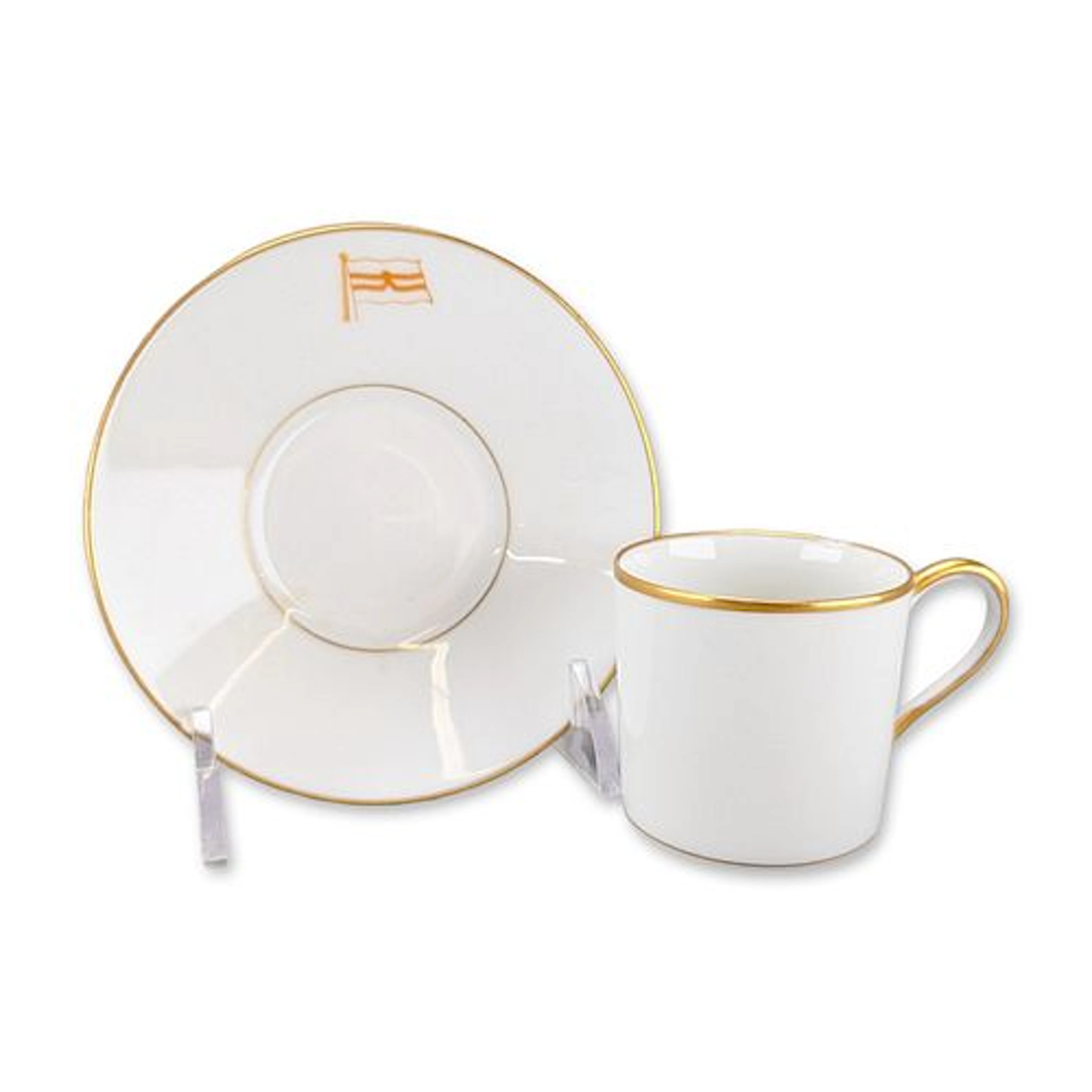 2pc Toyo Toki Kaisha Maritime Ocean Liner Demitasse Cup and Saucer