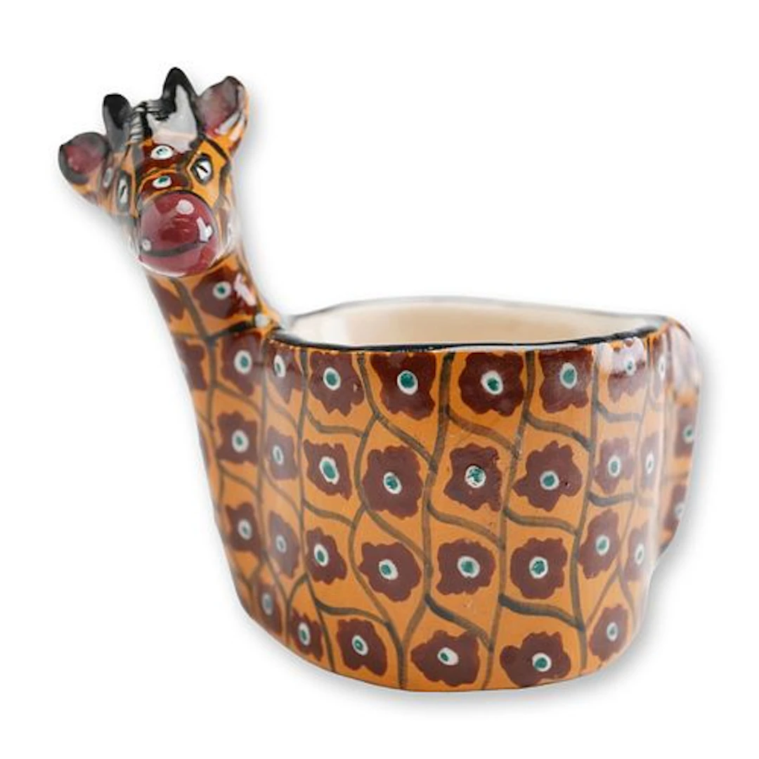 Ardmore Studio African Ceramic Giraffe Egg Cup
