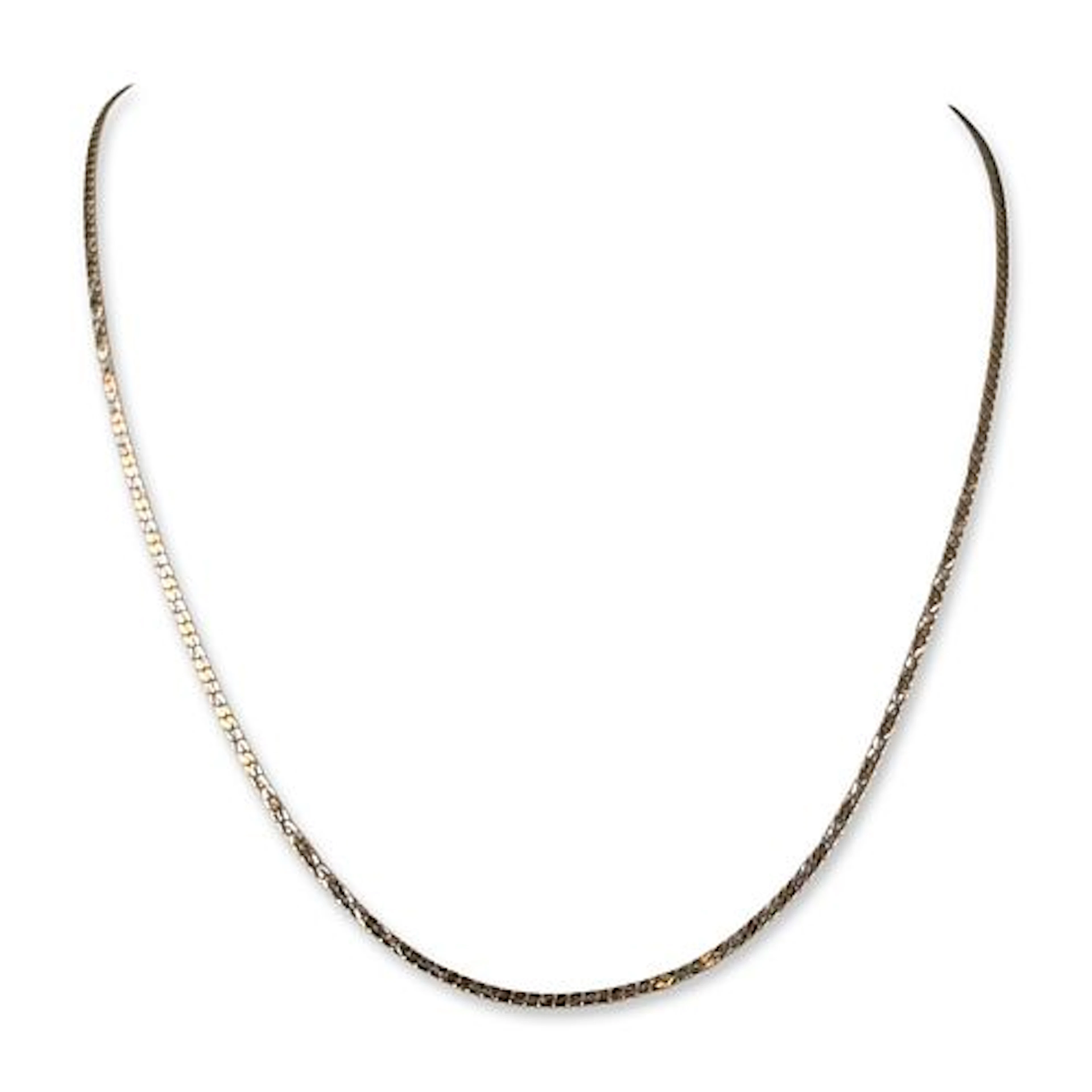 UnoAErre Italian 14K Two-Tone Gold S-Link Chain Necklace