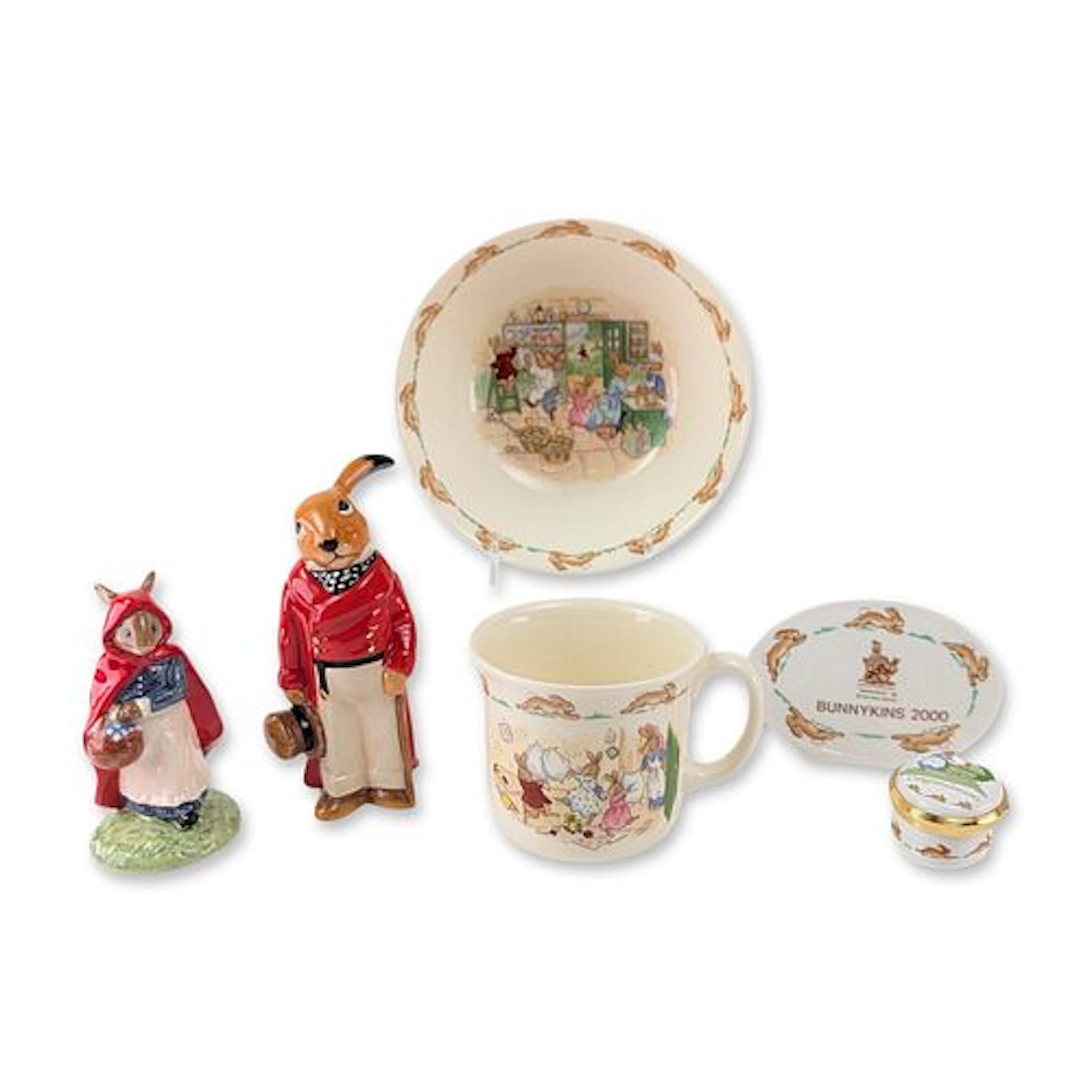 Royal Doulton Bunnykins Ceramic Tableware and Figurine Collection