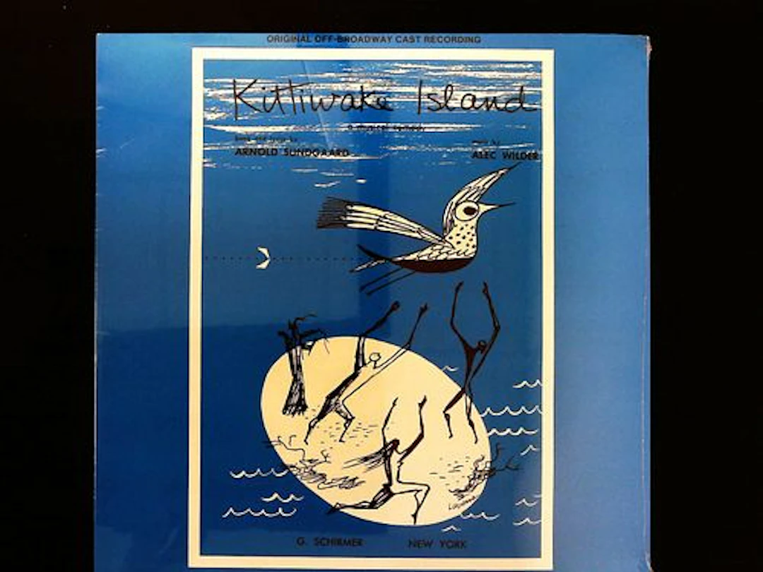 Kittiwake Island Original Off-Broadway Cast Recording Vinyl LP Blue
