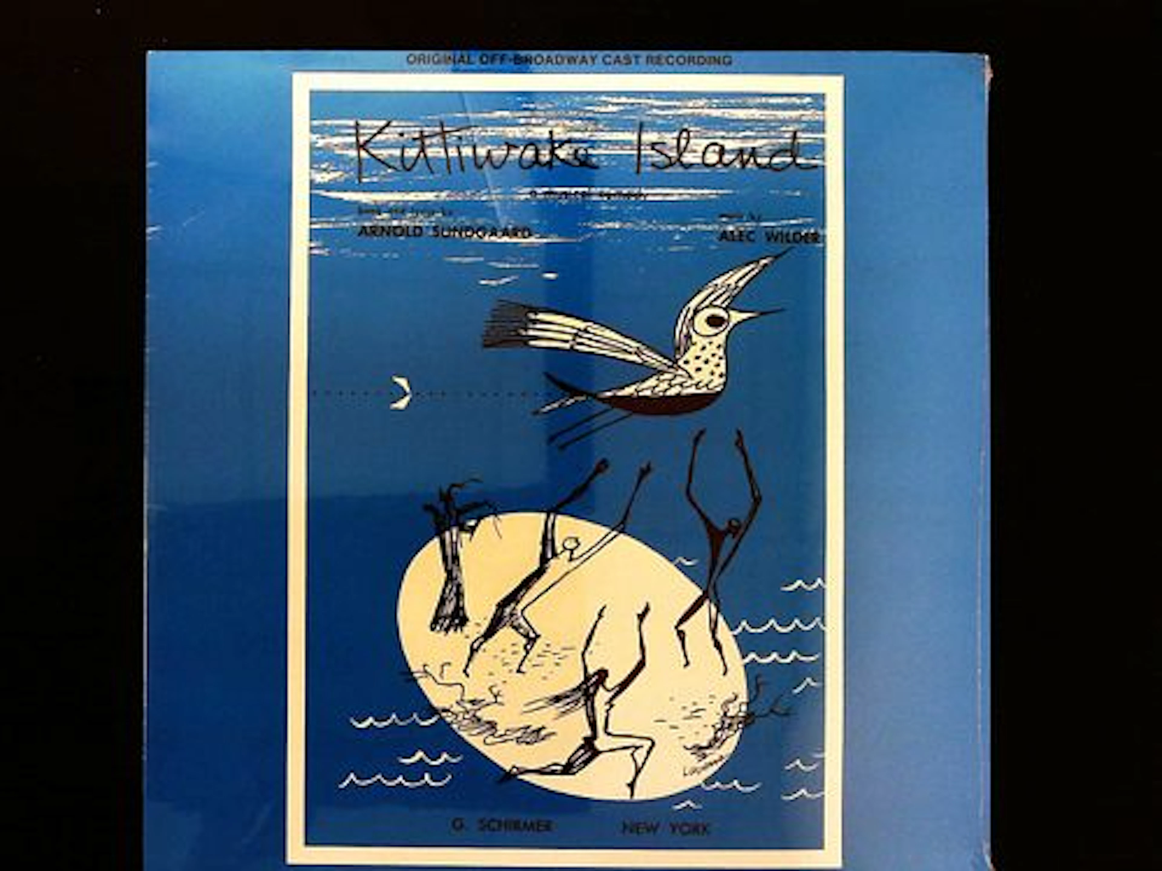 Kittiwake Island Original Off-Broadway Cast Recording Vinyl LP Blue