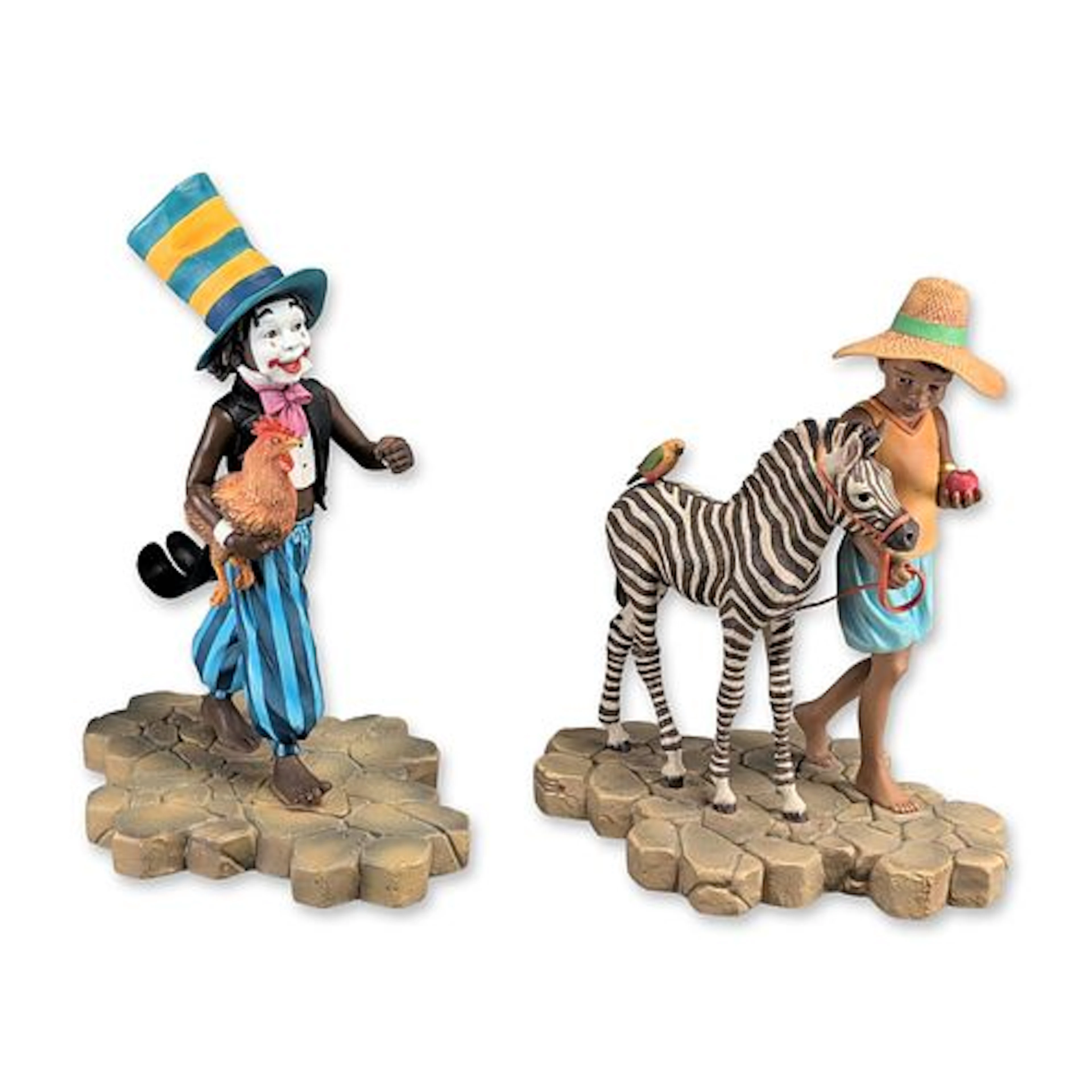 2pc Thomas Blackshear Willitts Designs Ebony Visions Figurines