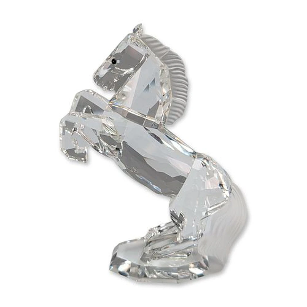 Swarovski Silver Crystal White Stallion Figurine