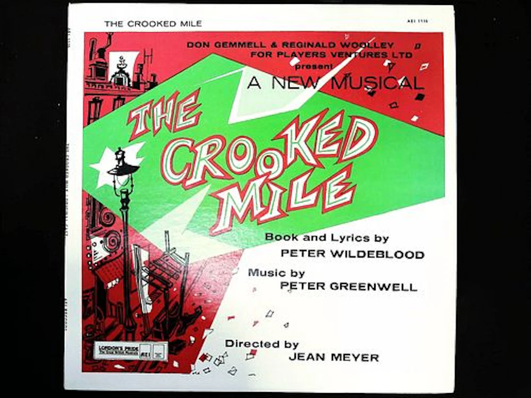 The Crooked Mile Original Cast Recording LP Vinyl AEI 1115 Mono