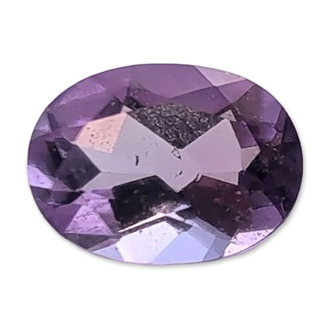 Oval Cut Purple Amethyst Loose Gemstone