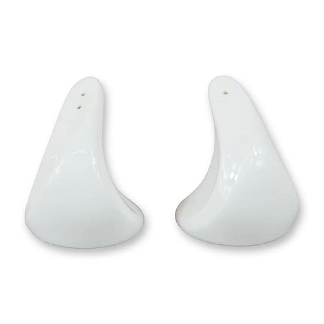 A Pair of Wedgwood Hotelware Salt and Pepper Shakers