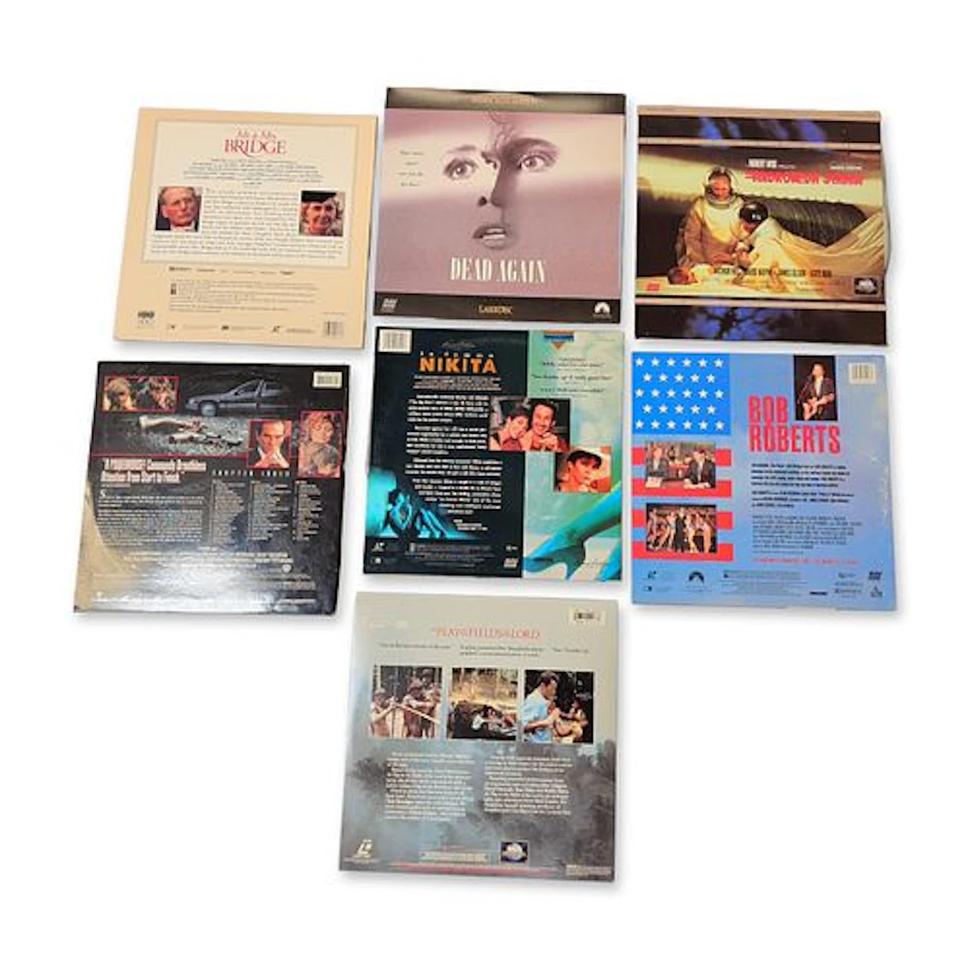 Collection of 7 Vintage LaserDisc Feature Films