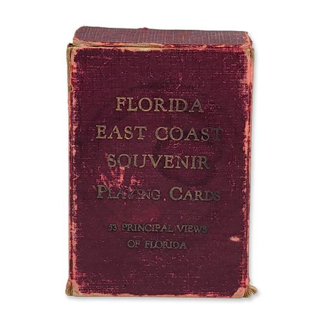 Florida East Coast Souvenir Playing Cards, Complete Set