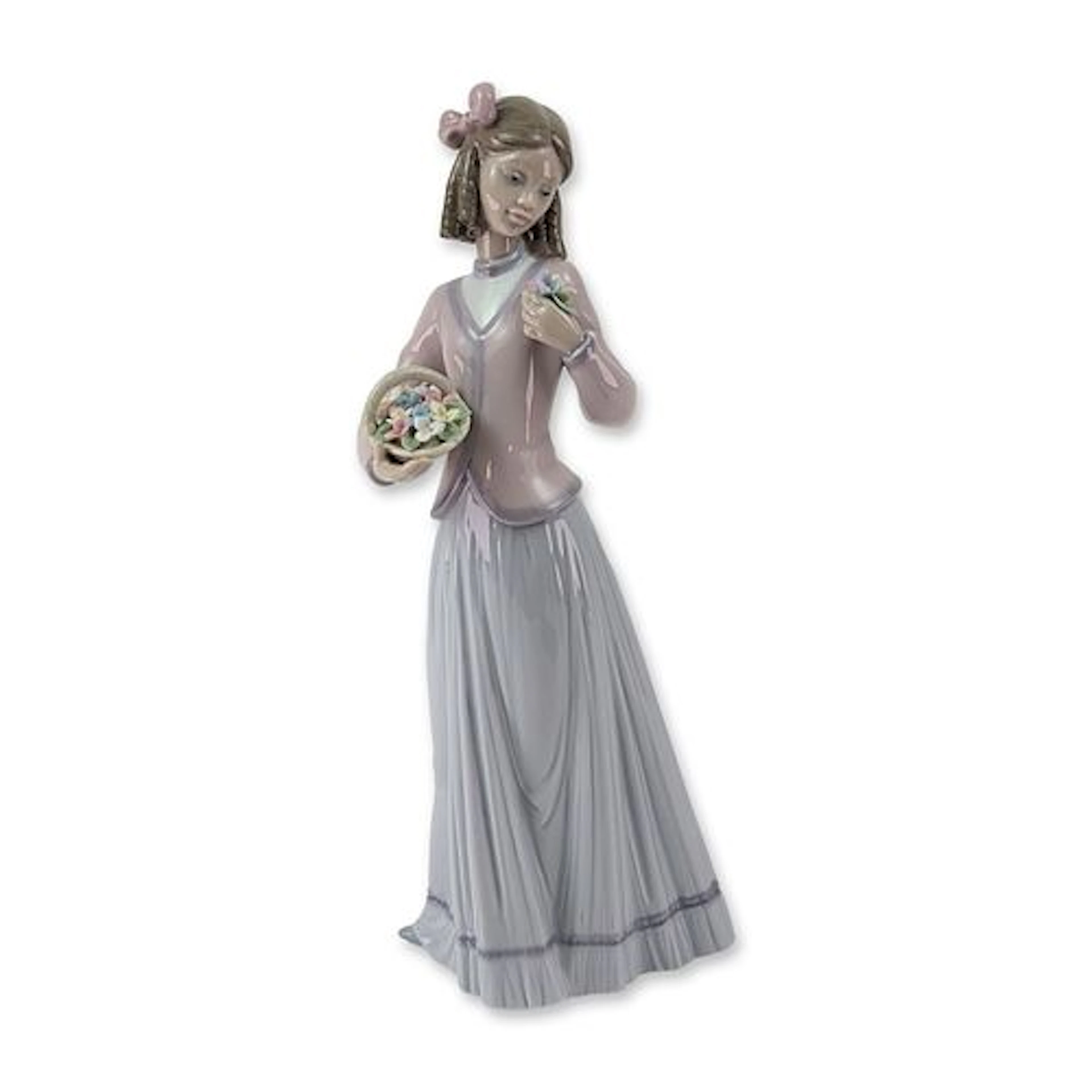 Lladro Porcelain Figurine, Innocence in Bloom 01007644