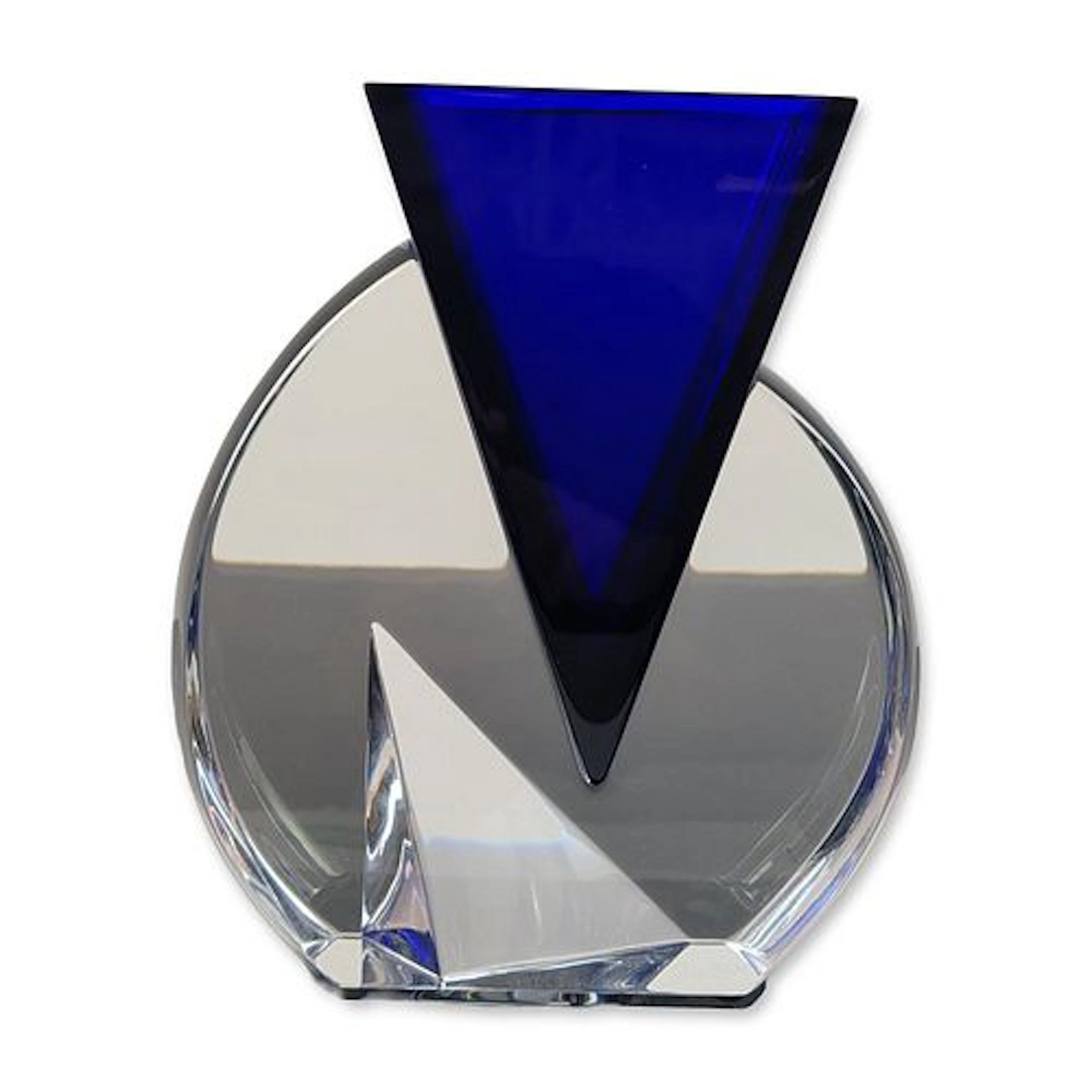 Baccarat Crystal "Vector" Vase by Nicolas Triboulot