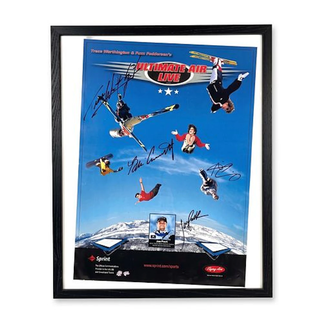 Framed Multi-Signed Ultimate Air Live Promotional Poster