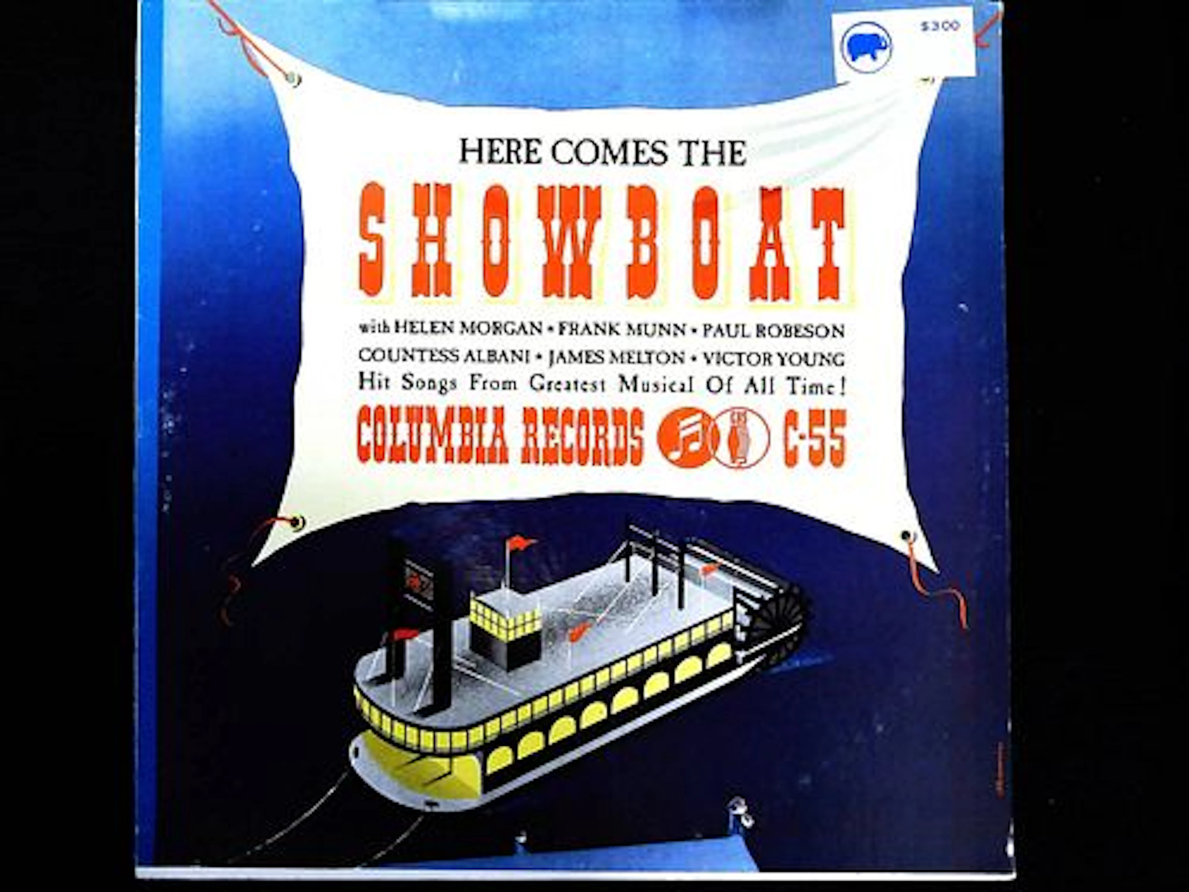 Columbia Special Products LP Here Comes The SHOWBOAT Historical Cast Recordings