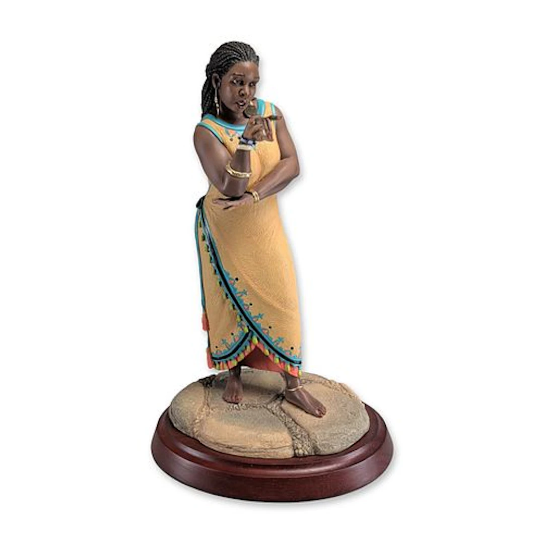 Thomas Blackshear Ebony Visions The Boss Resin Sculpture w/ COA