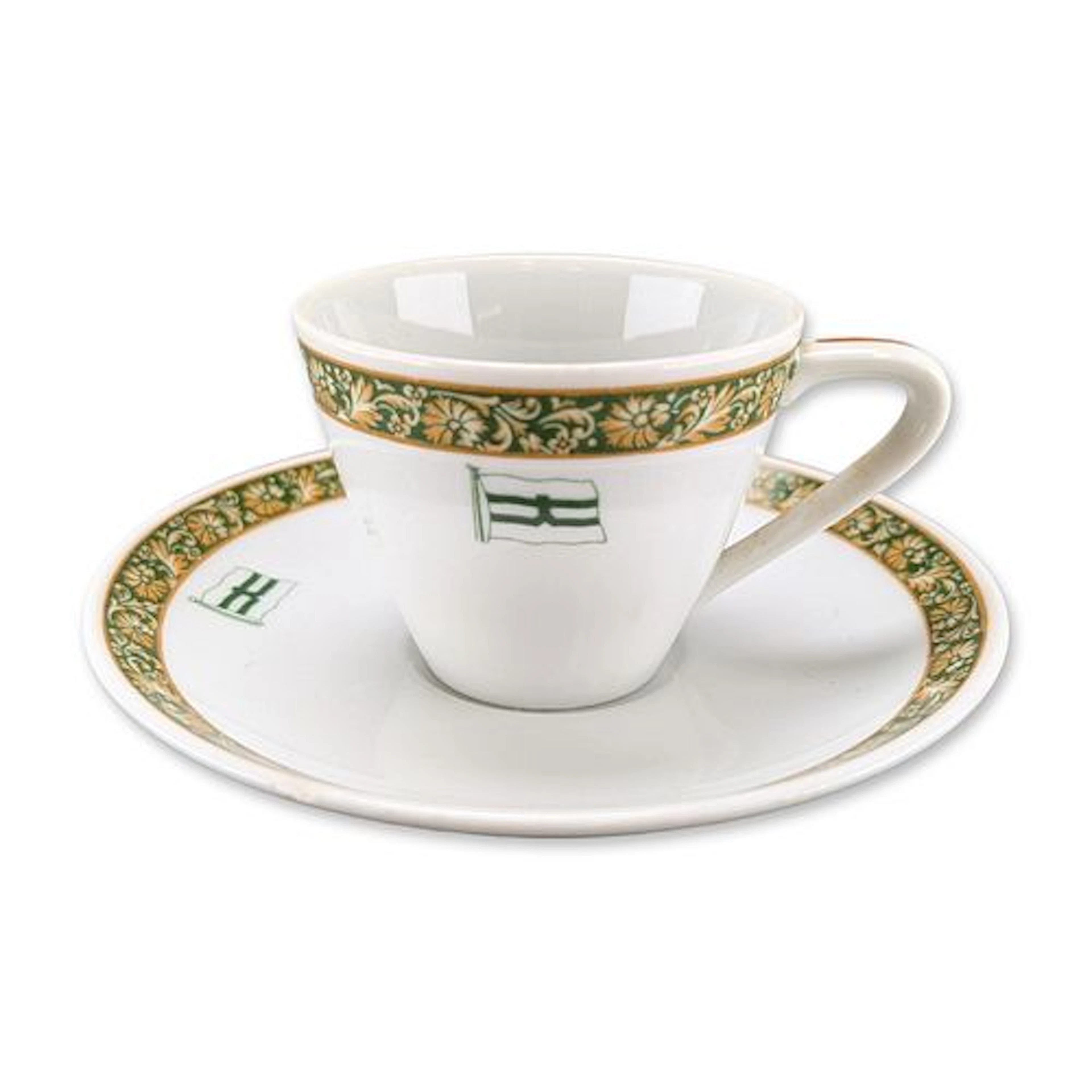 2pc Noritake for O.S.K. Line Porcelain Demitasse Cup and Saucer